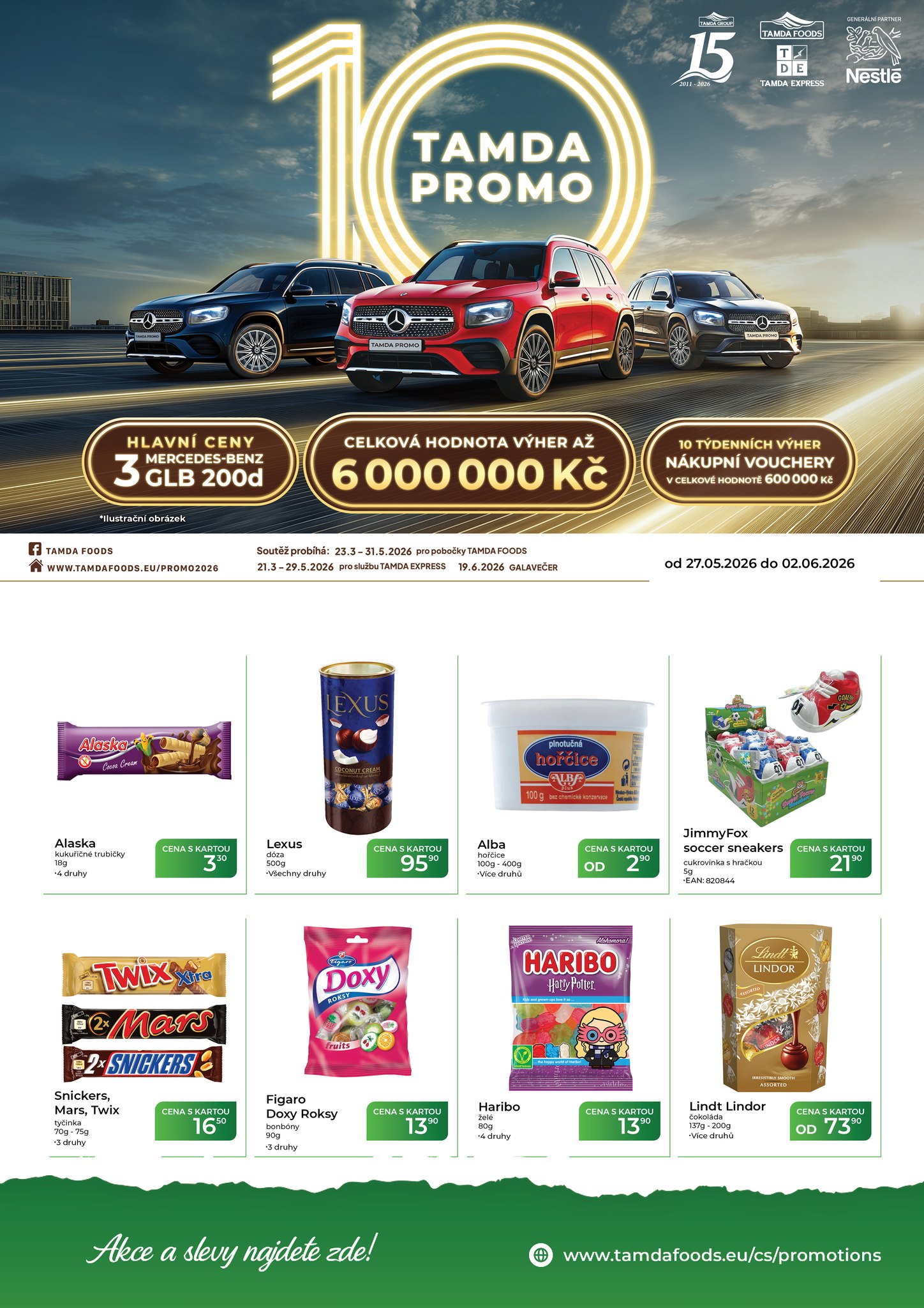 TAMDA FOODS Facebook ad: Objevte skvělé slevy na vaše oblíbené produkty!