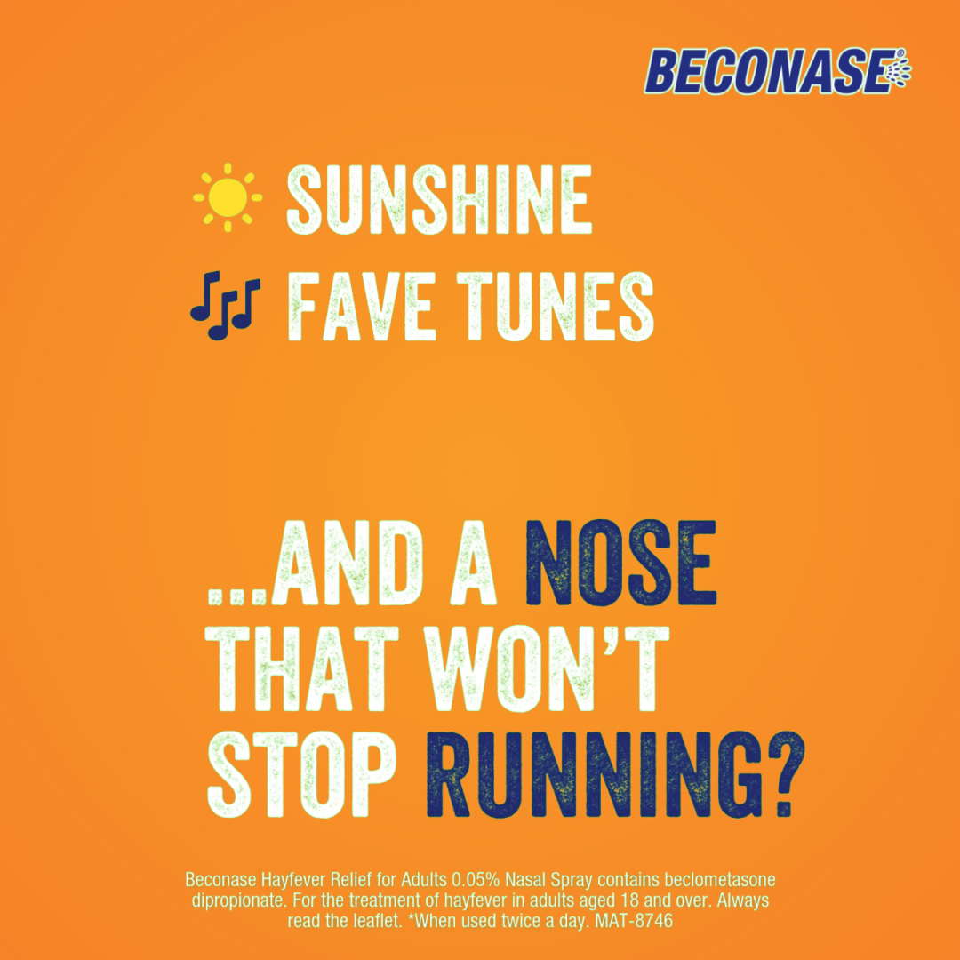 Beconase Facebook ad: Hayfever ruining your day?