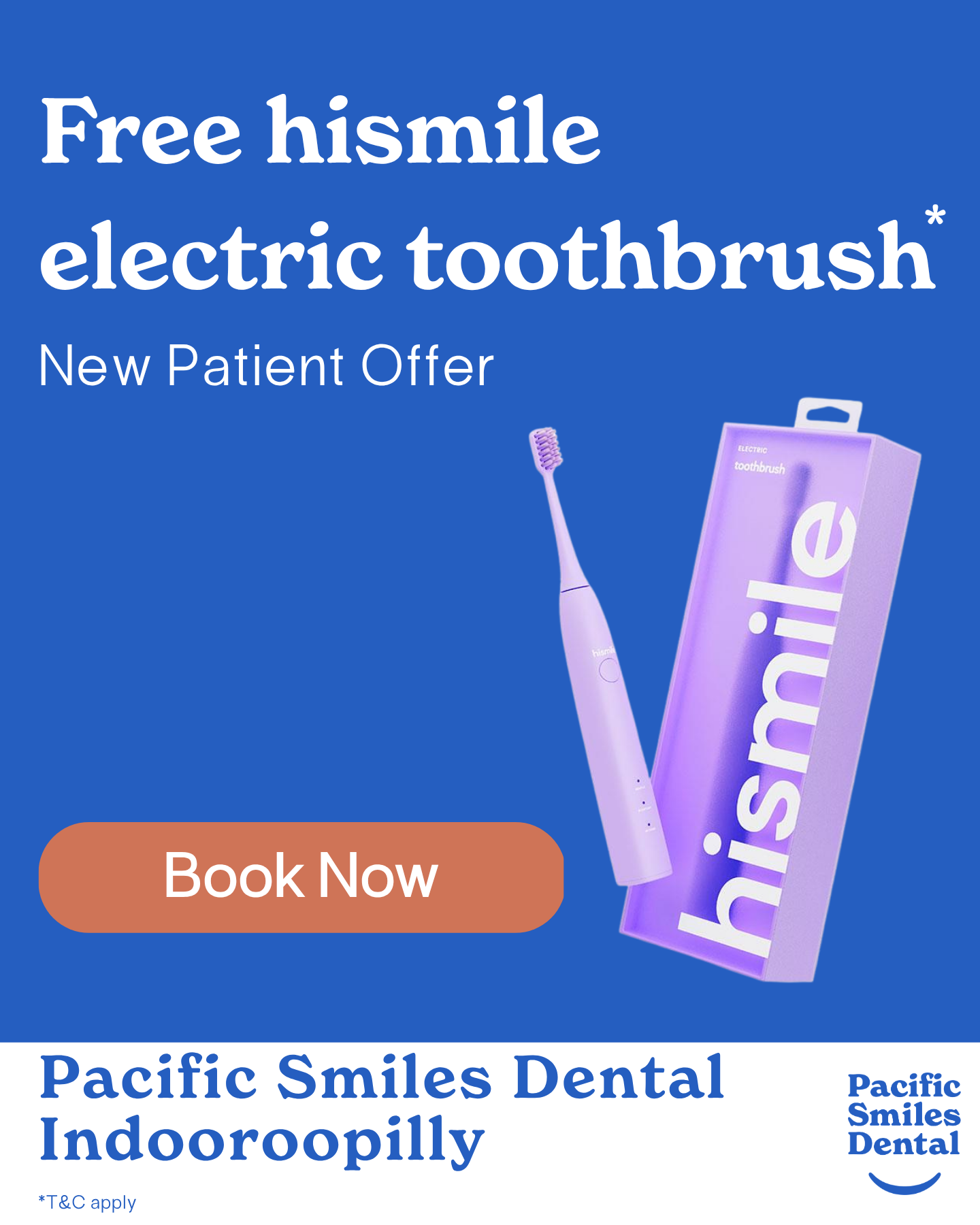 Pacific Smiles Dental Facebook ad from May 4, 2026