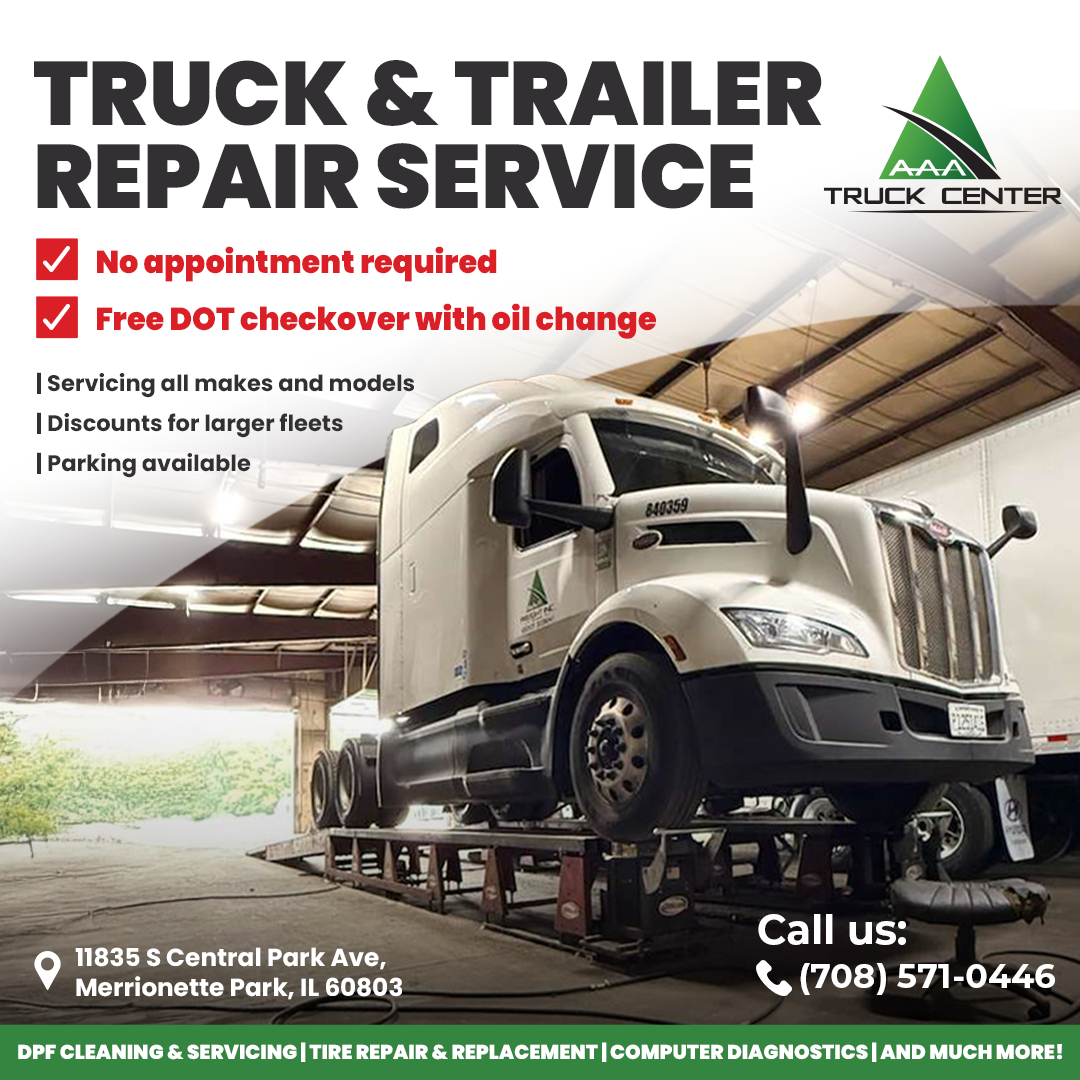 AAA Truck Center Facebook ad: AAA TRUCK CENTER, SPECIAL DEALS!