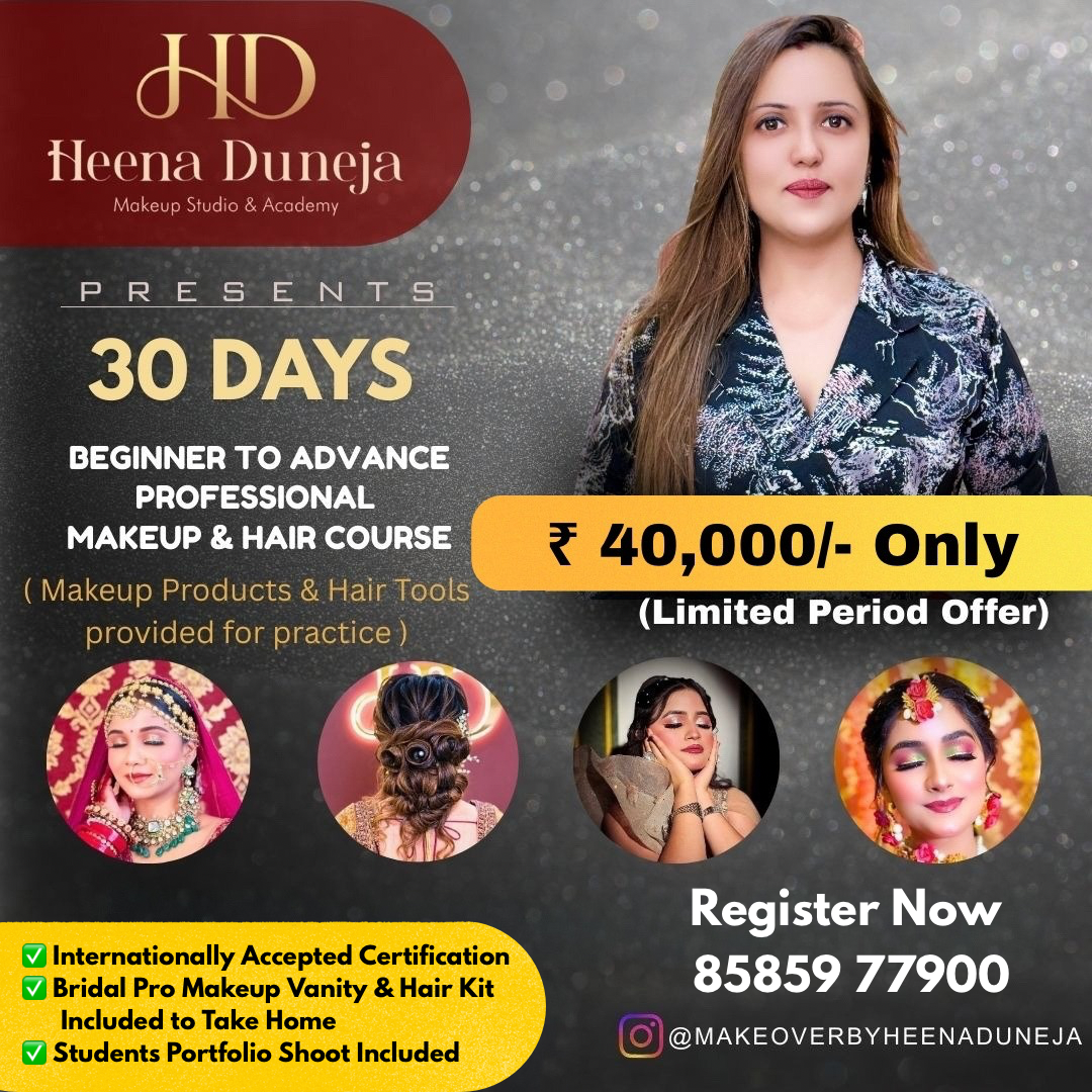 Heena Duneja Makeup Studio & Academy  Facebook ad