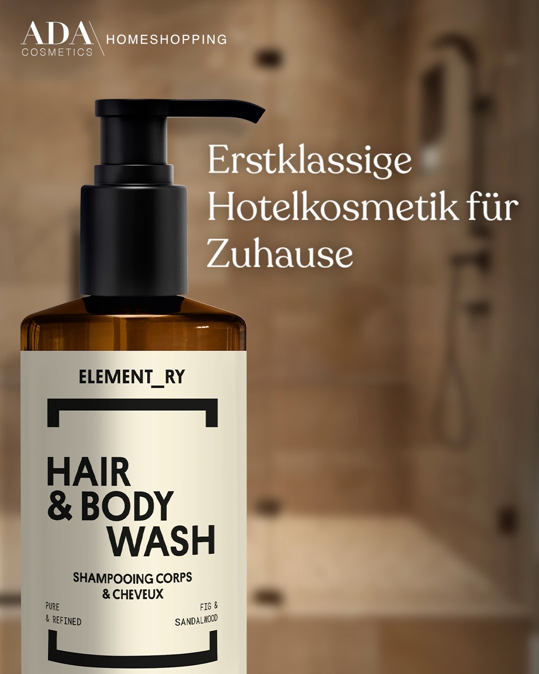ADA Cosmetics International Facebook ad: Gönnen Sie sich ein 5-Sterne-Wellness-Erlebnis