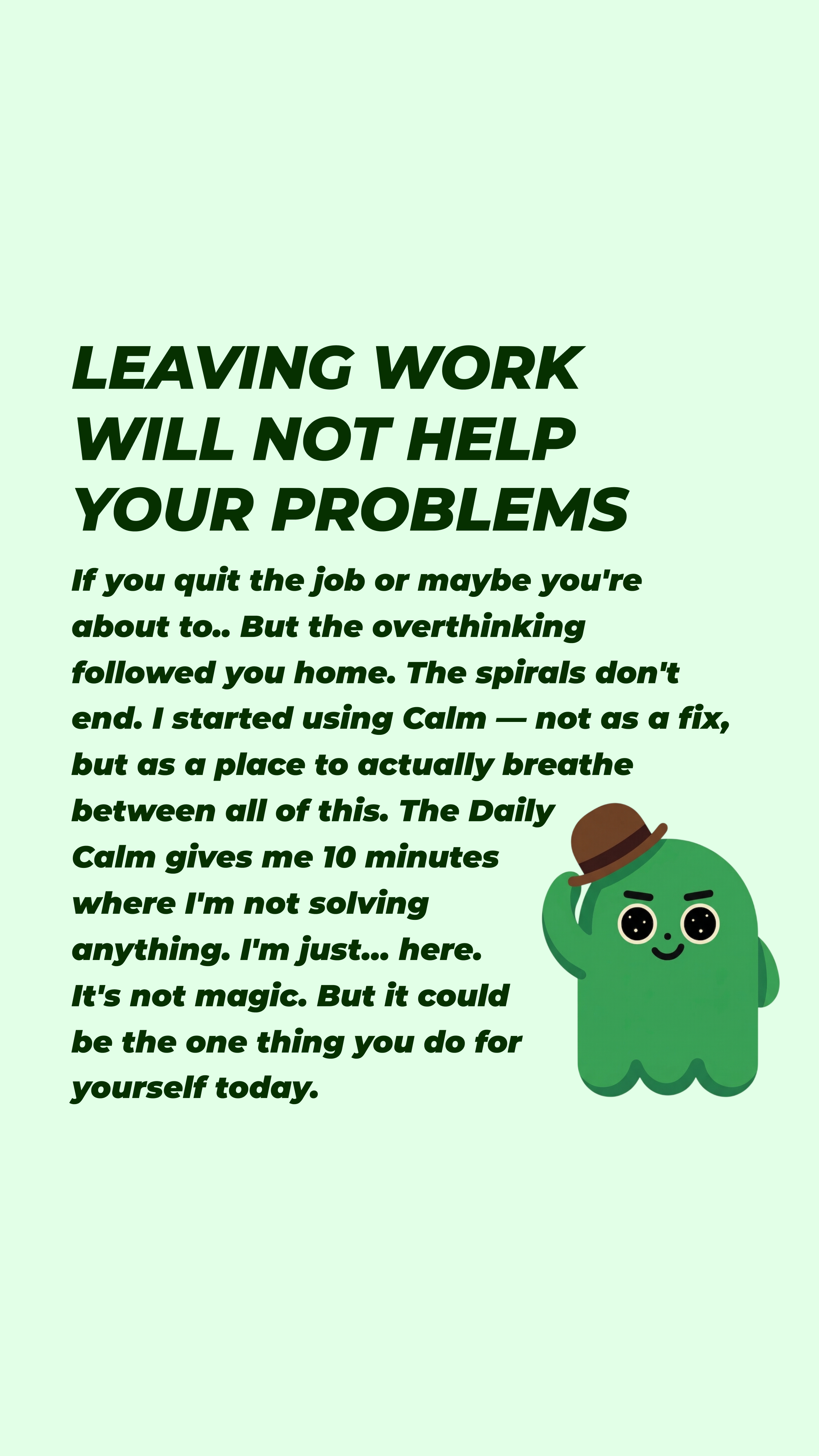 Calm Facebook ad