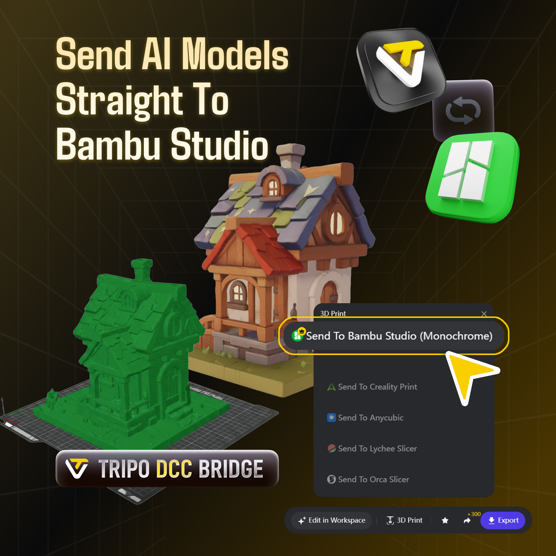 Tripo 3D Facebook ad