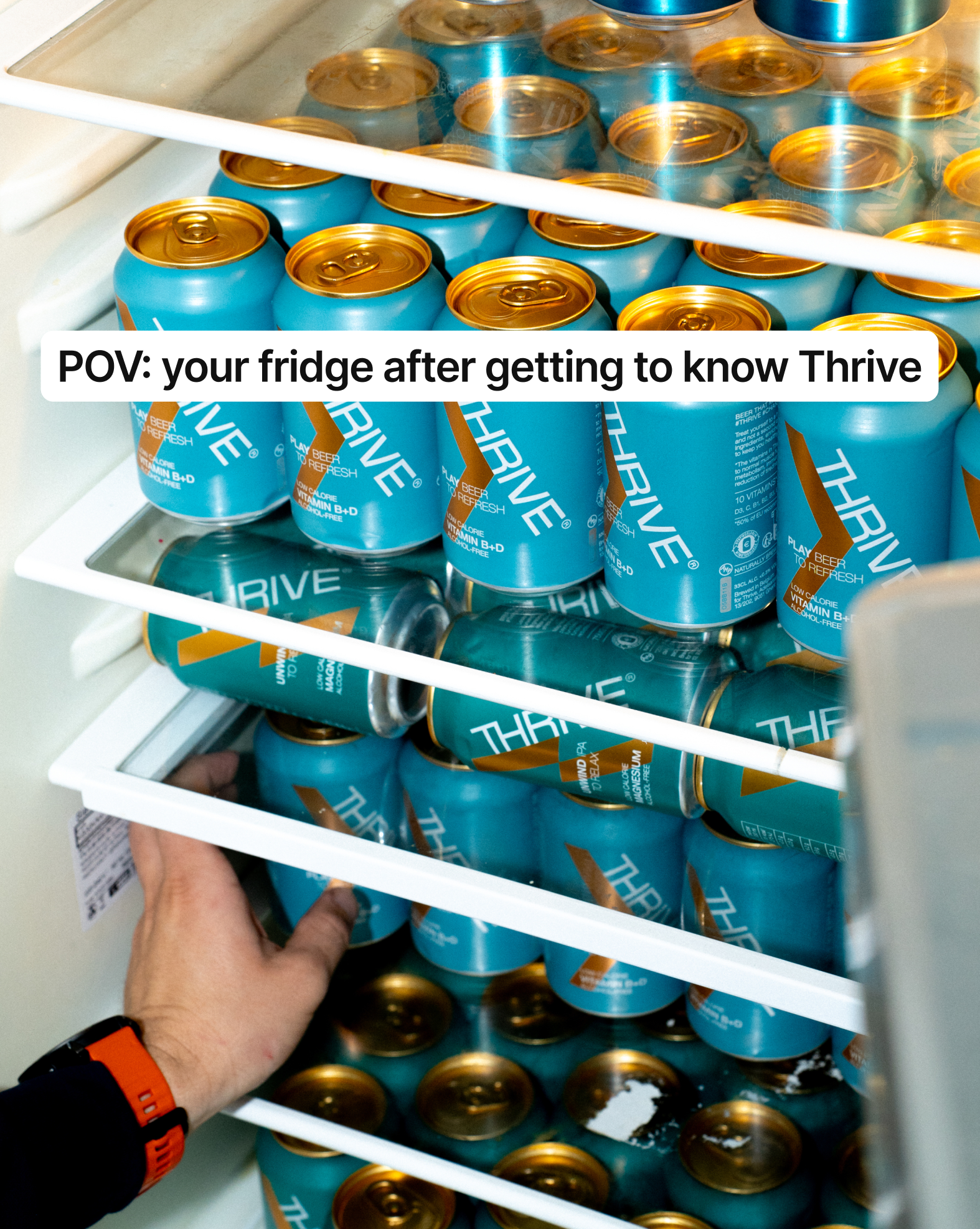 Thrive Beer Facebook ad