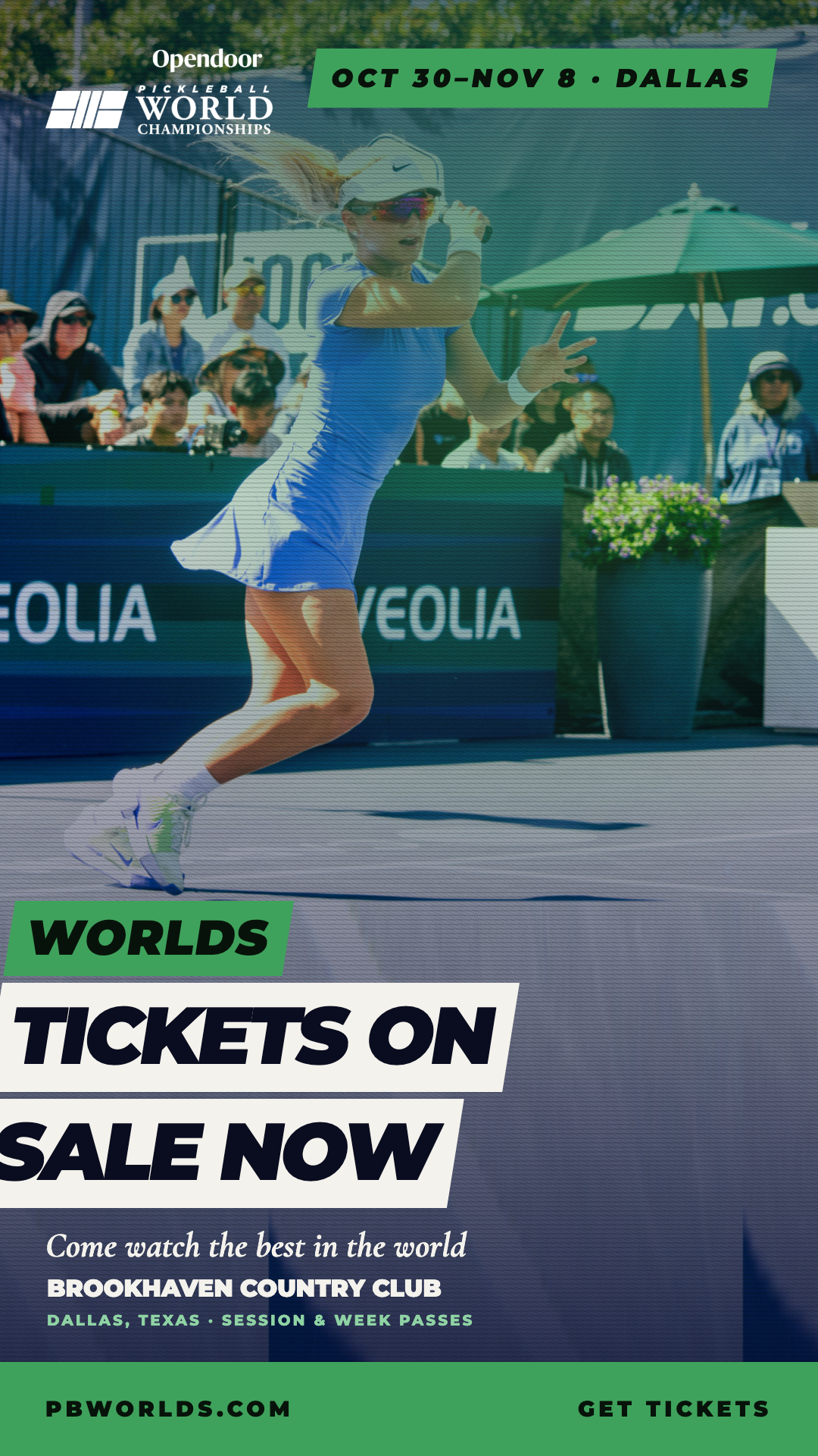 PPA Tour Facebook ad: See the World's Best Live