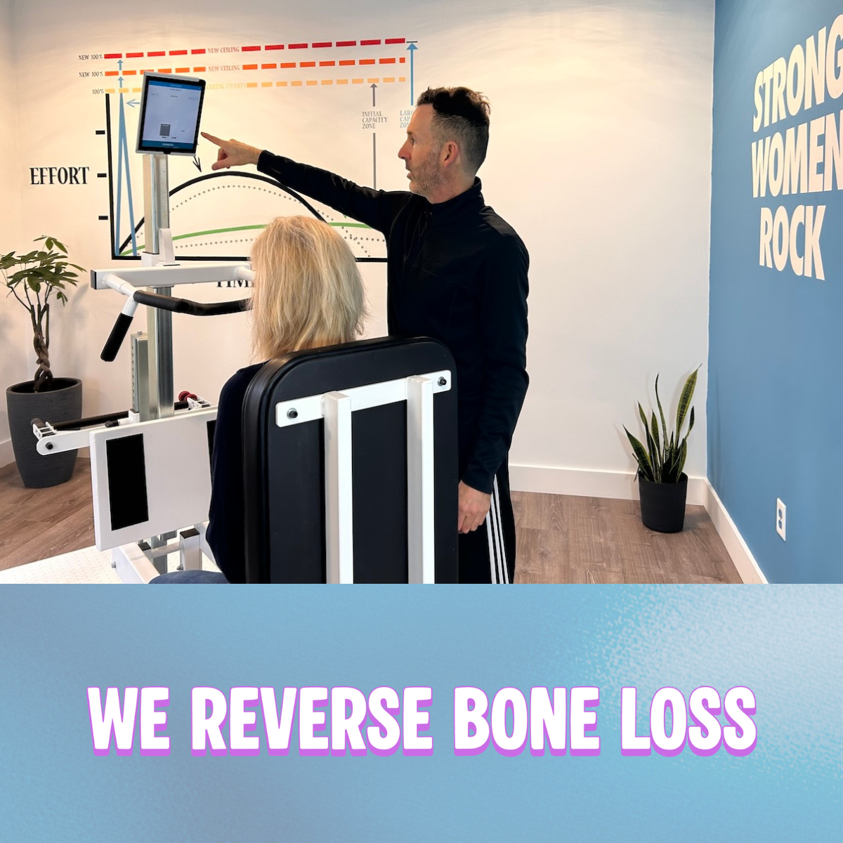 Strong Women Rock Facebook ad: We Reverse Bone Loss
