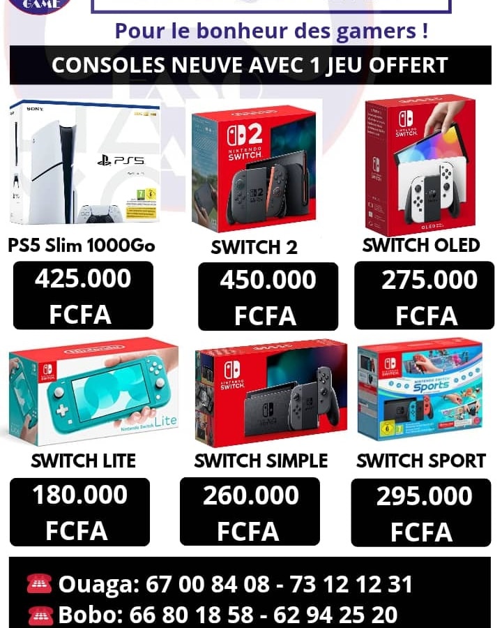 FasoGame Facebook ad