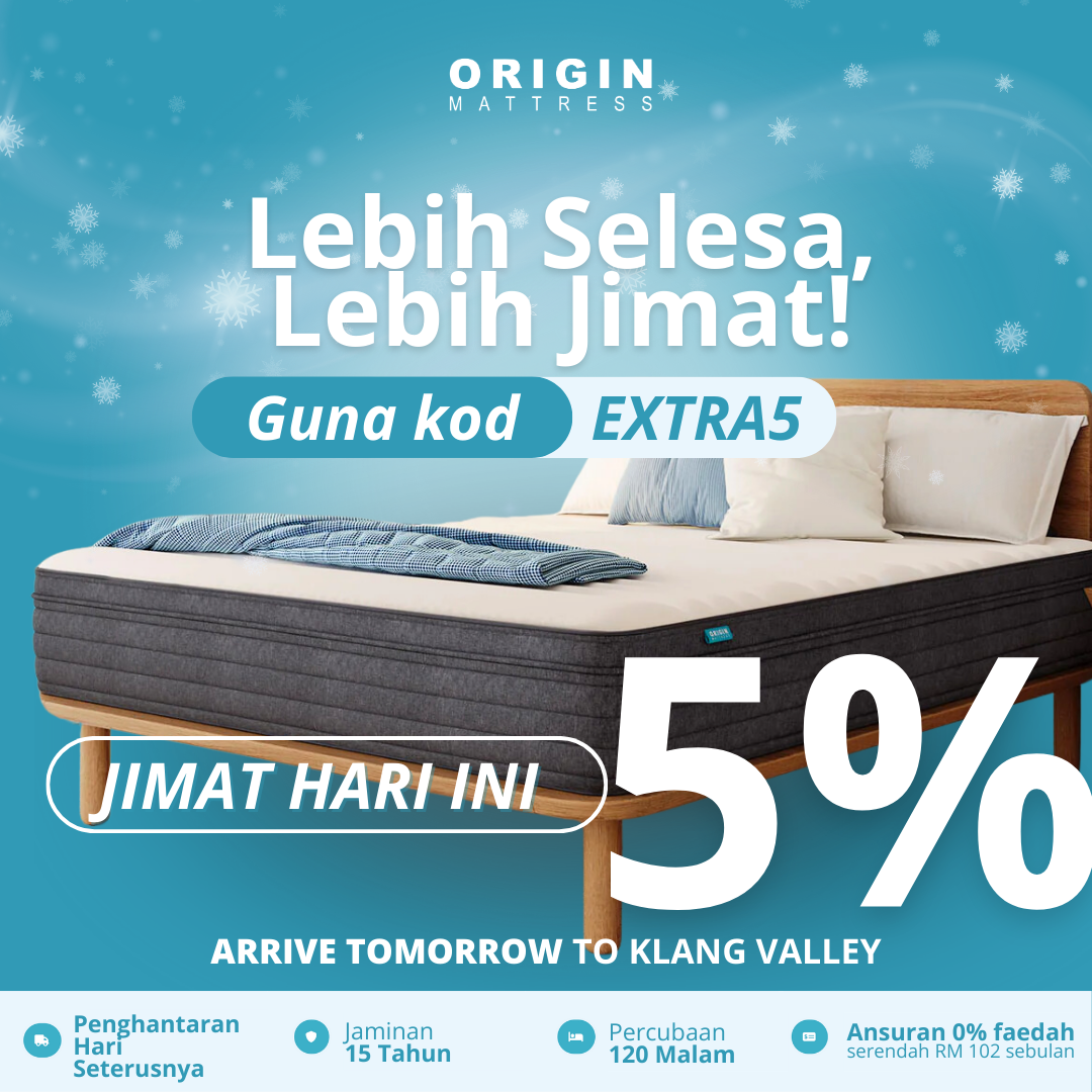 Origin Mattress Malaysia Facebook ad