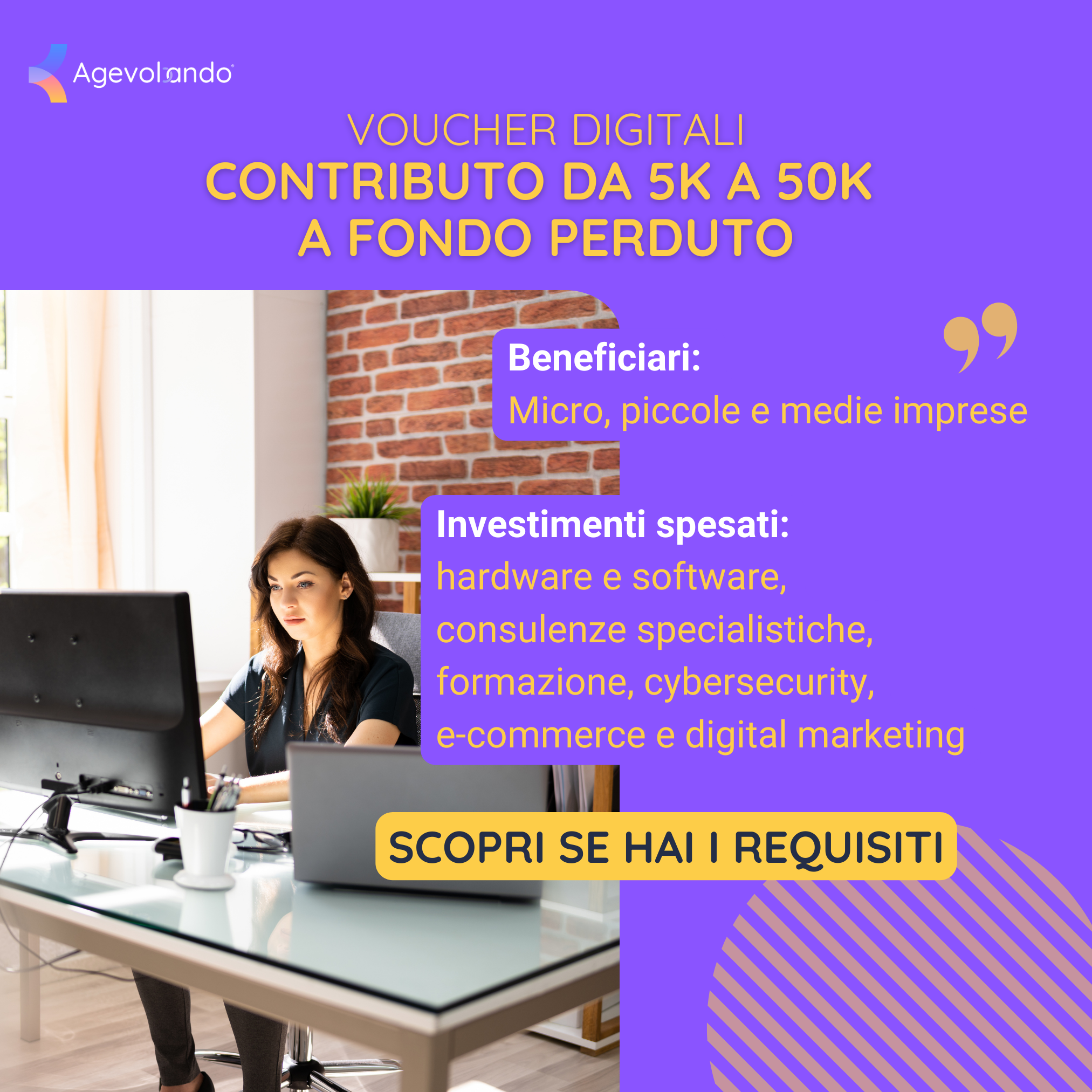 Agevolando - La finanza agevolata a portata di imprenditore Facebook ad from Mar 6, 2025
