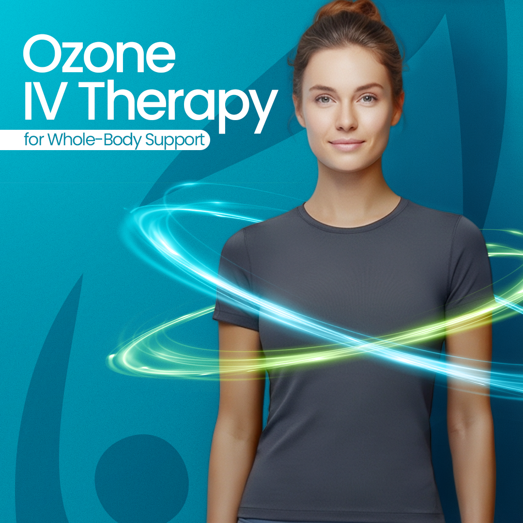 thriveMD Facebook ad: Book Ozone IV Therapy