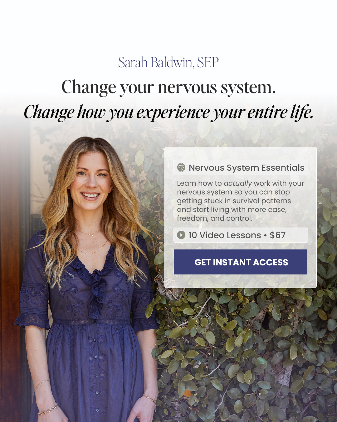 Sarah Baldwin Coaching Facebook ad