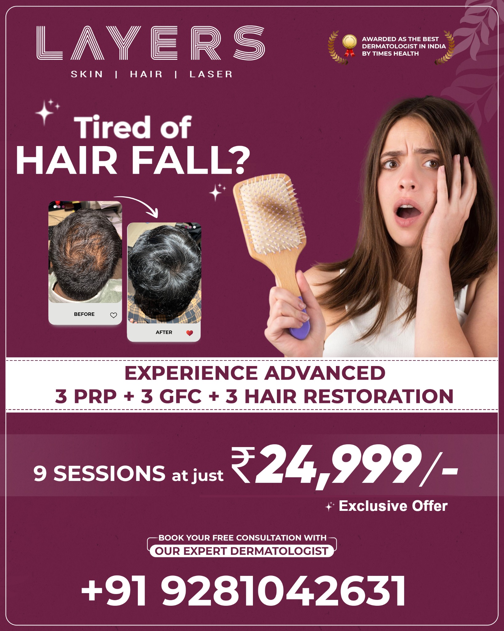Layers Clinics Facebook ad