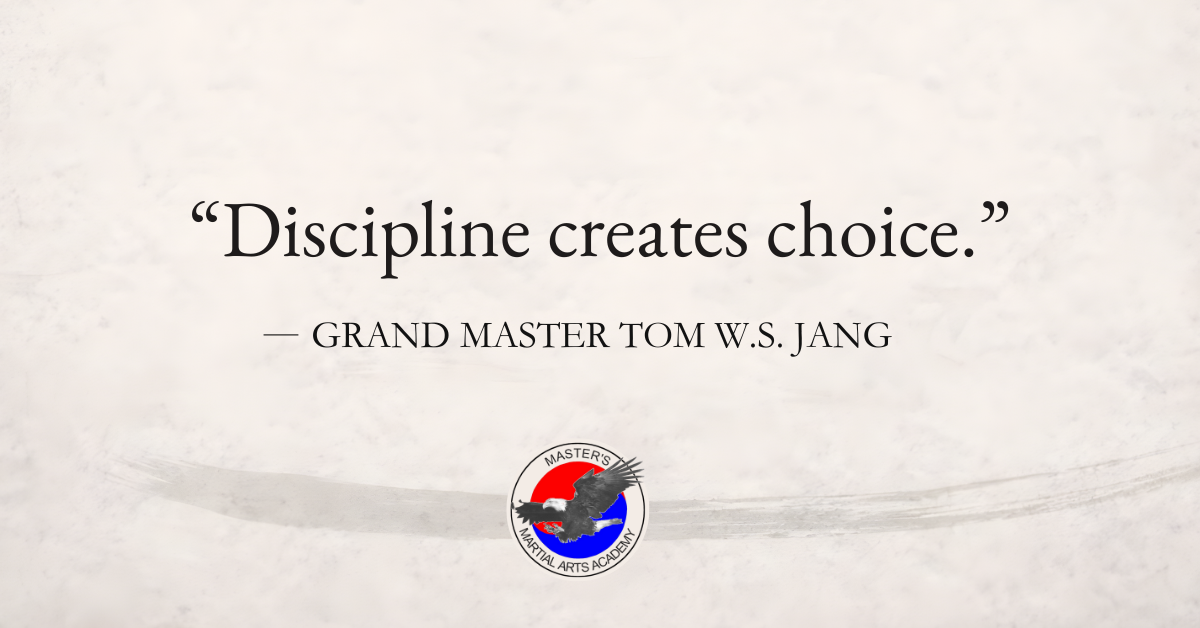 Master's Taekwondo Academy Facebook ad from Mar 9, 2026