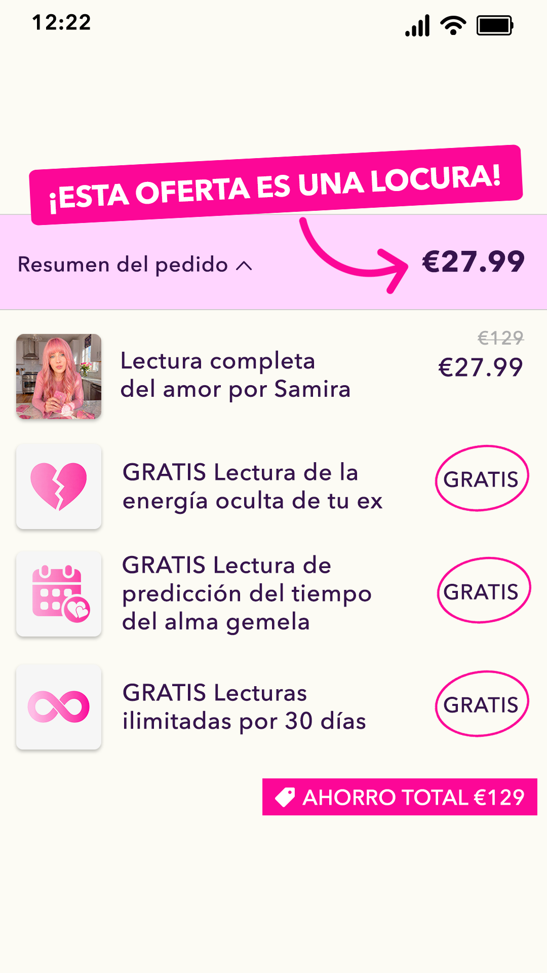 Psychic Samira Facebook ad