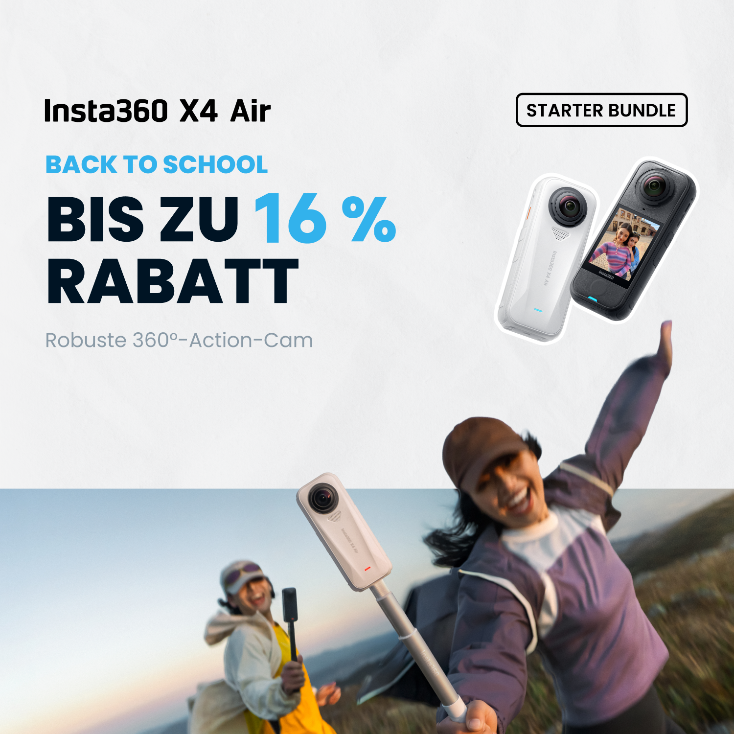 Insta360 Facebook ad: Insta360 BACK TO SCHOOL DAYS