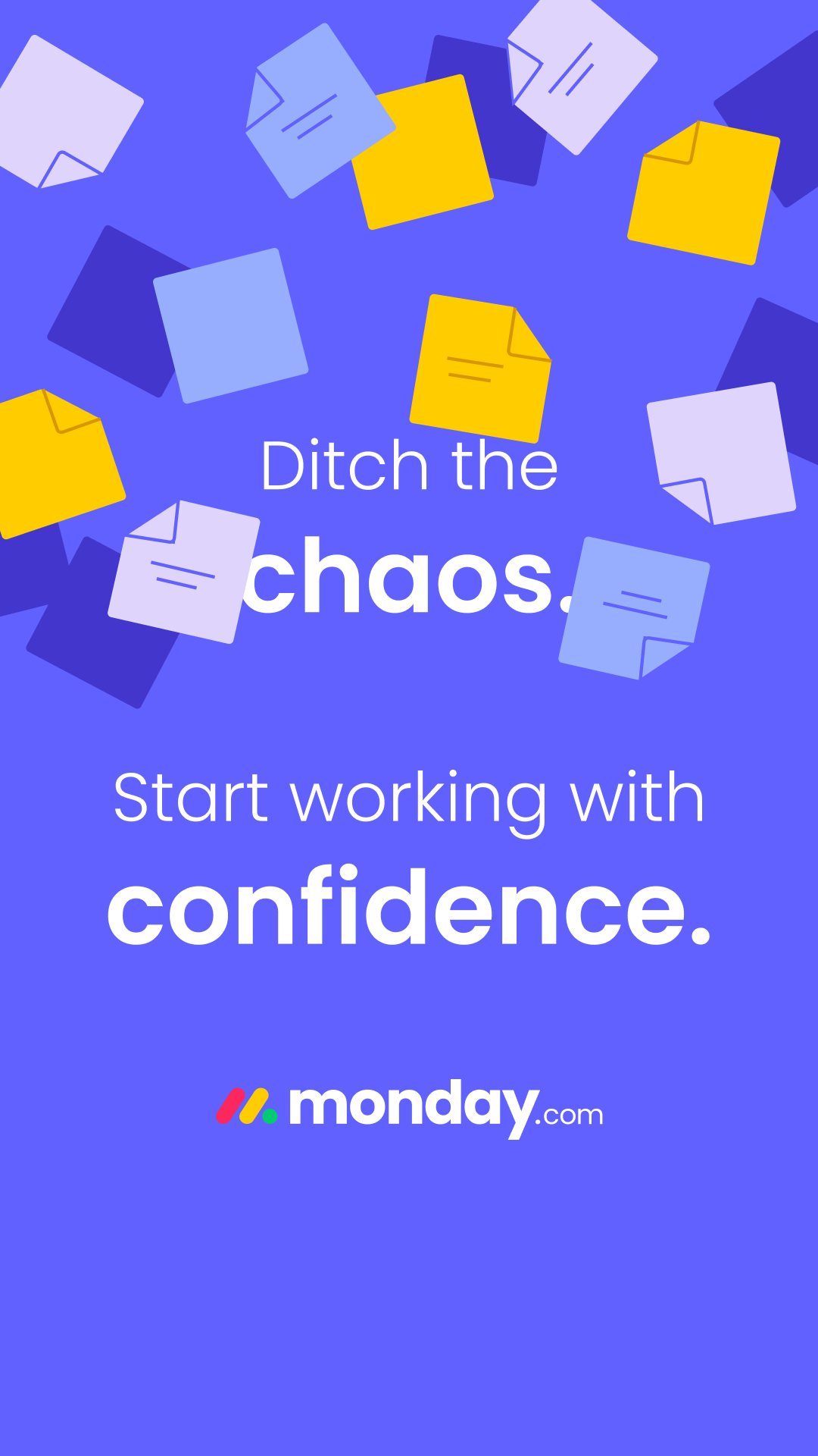 monday.com Facebook ad