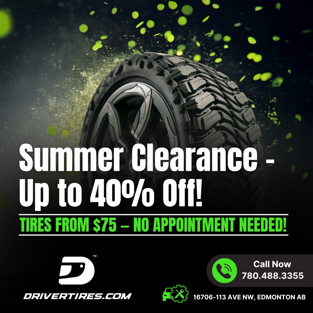 Driver Tires Facebook ad: New All-Season Tires, Unbeatable Deals!