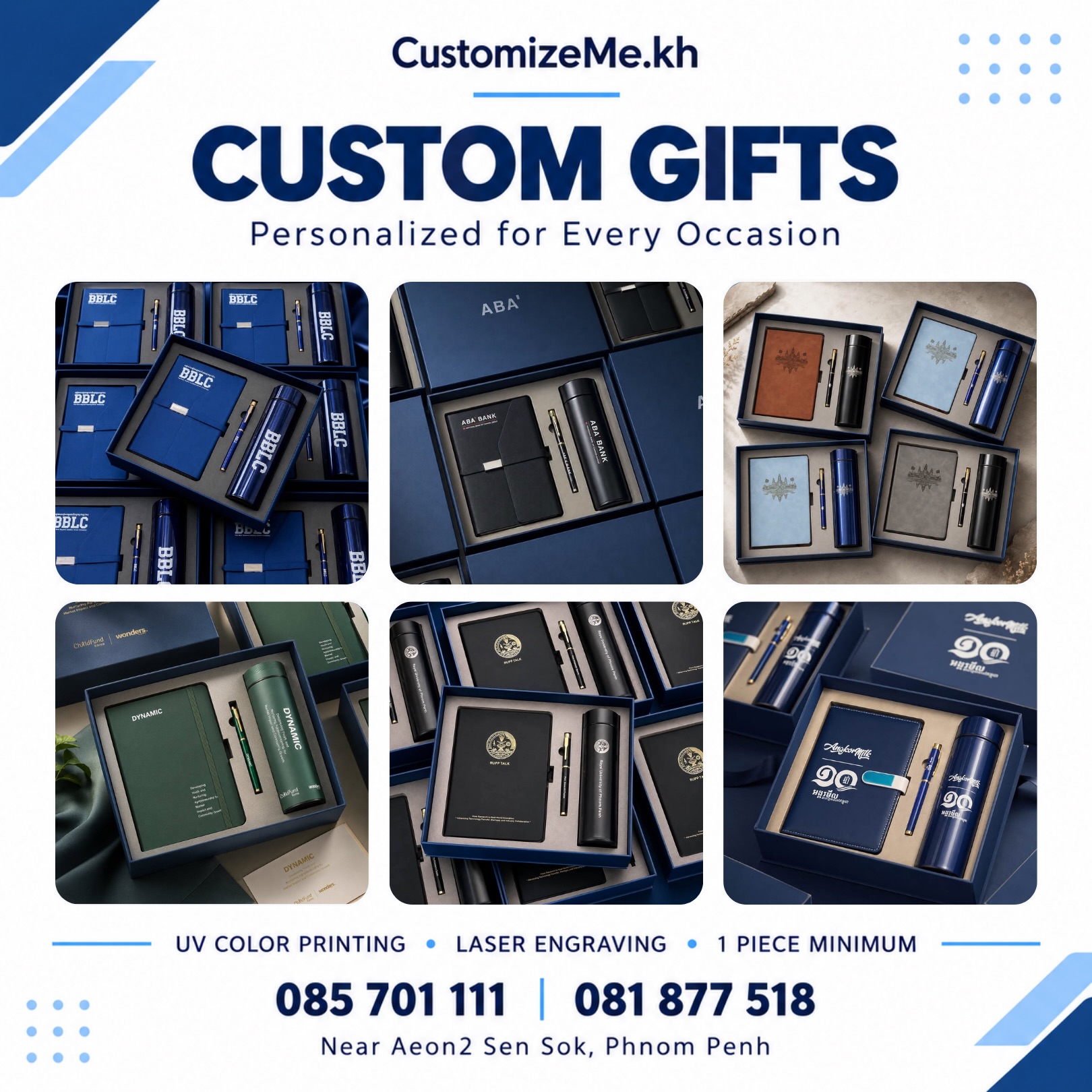 customizeme.kh Facebook ad: PERSONALIZED GIFTS FOR EVERY PERSON AND EVERY OCCASION!