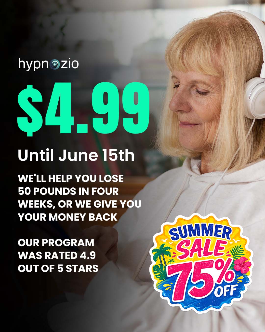 Hypnozio: power of hypnotherapy Facebook ad