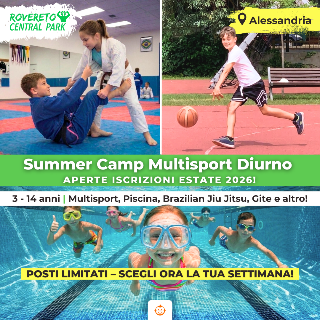Orangogo Facebook ad: SUMMER CAMP MULTISPORT 3-14 ANNI
