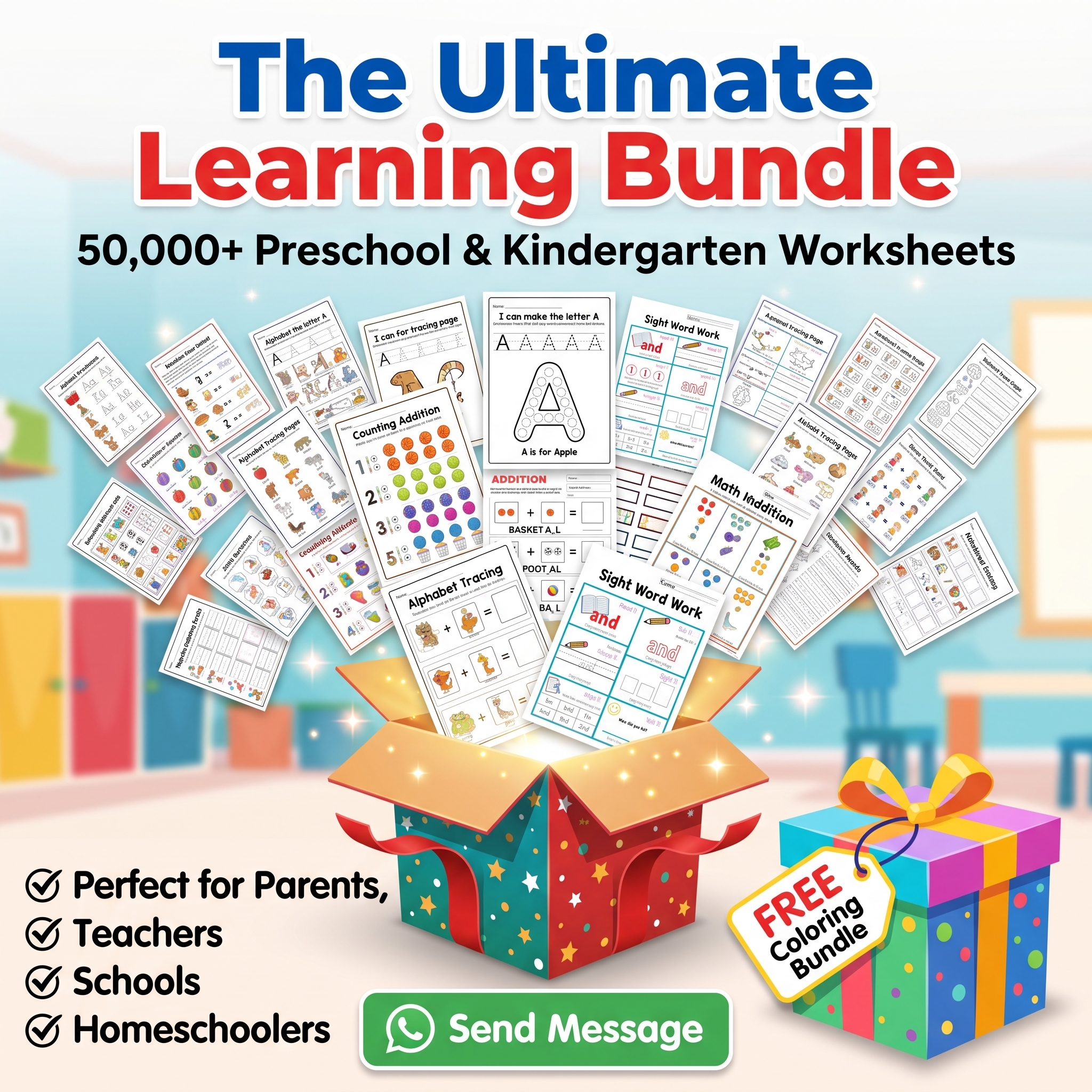 Worksheet Zone Facebook ad
