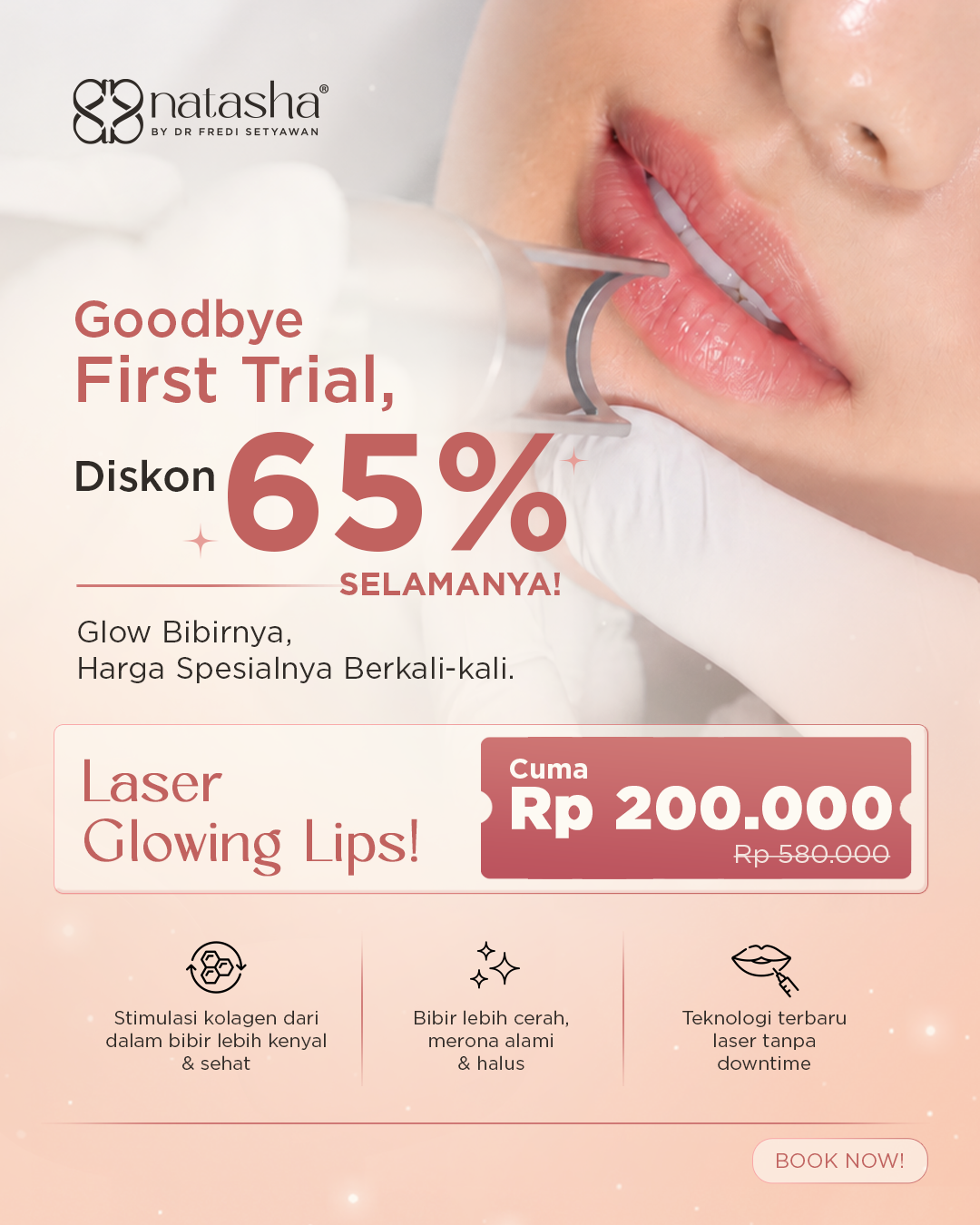 Natasha Skin Clinic Center Facebook ad