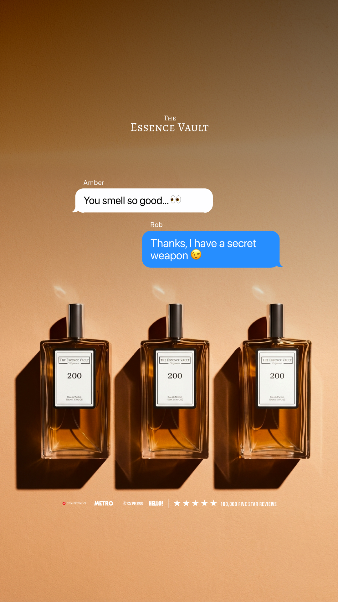 The Essence Vault Facebook ad