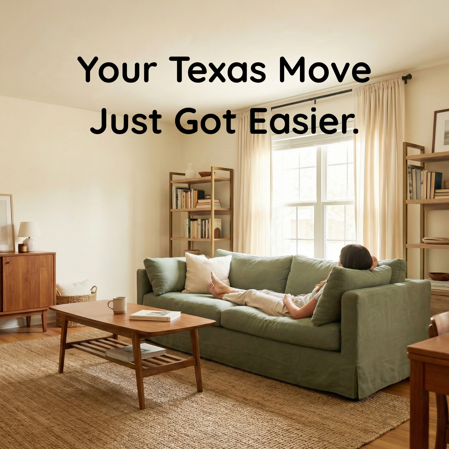 Optimus Moving Services Facebook ad: Your TX Move Just Got Easier