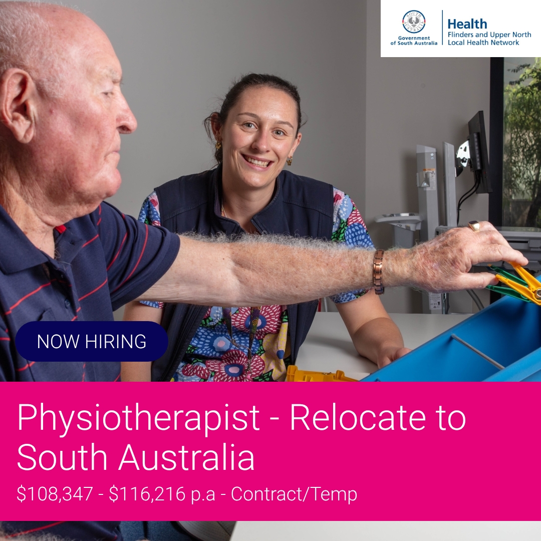 SEEK Facebook ad: Physiotherapist - Relocate to South Australia
