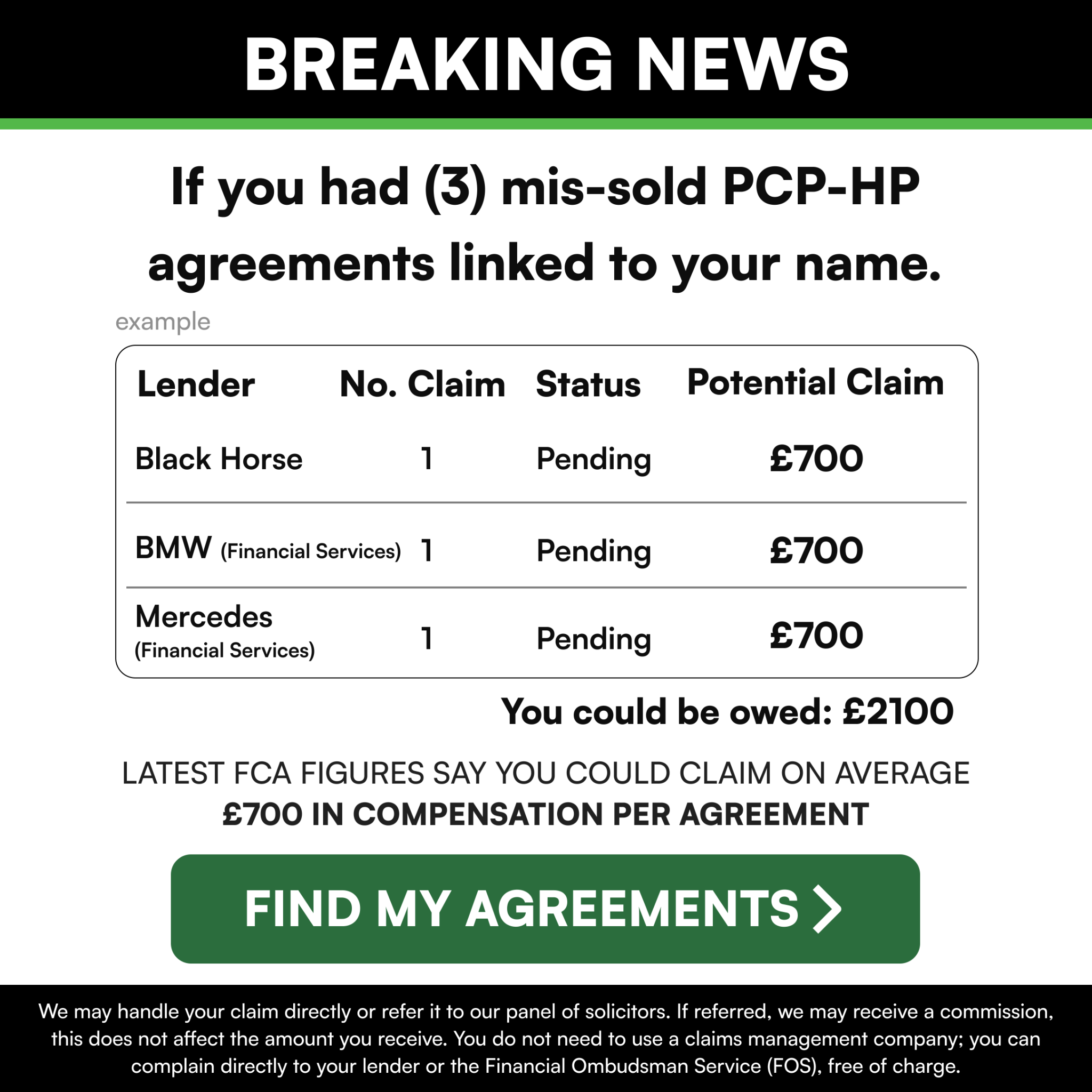 Mis-sold Expert Facebook ad from Jan 10, 2026