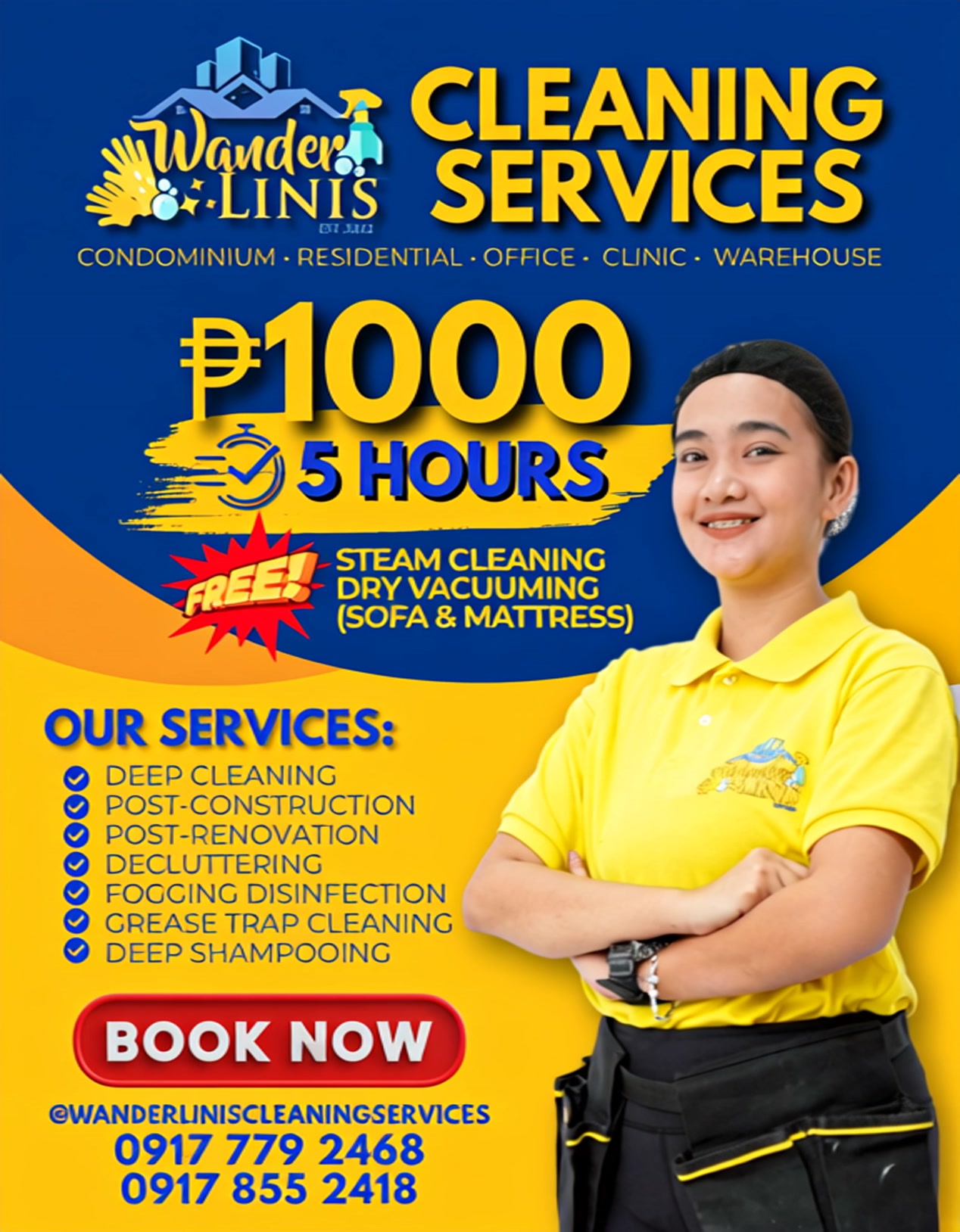 Wander Linis Cleaning Services Facebook ad