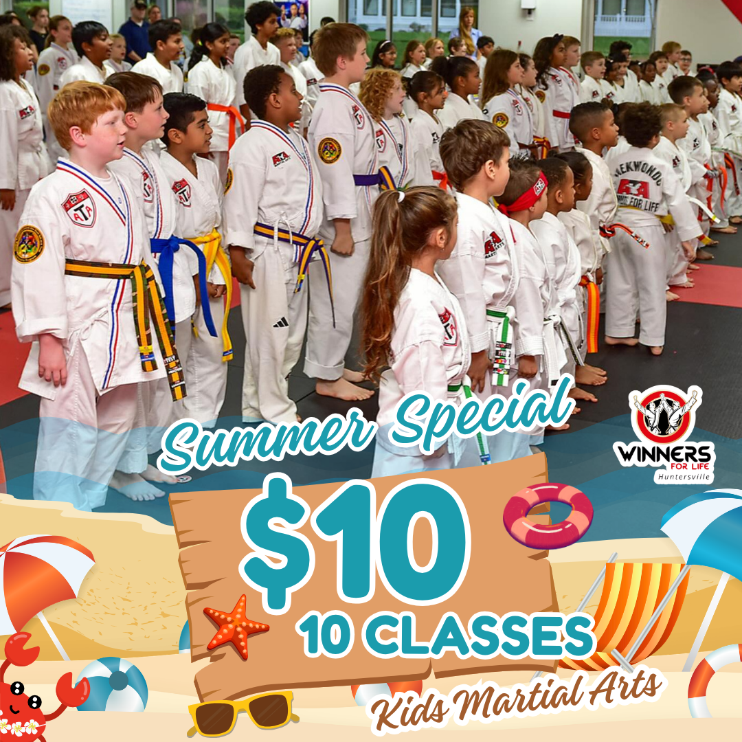Winners For Life Martial Arts Huntersville Facebook ad