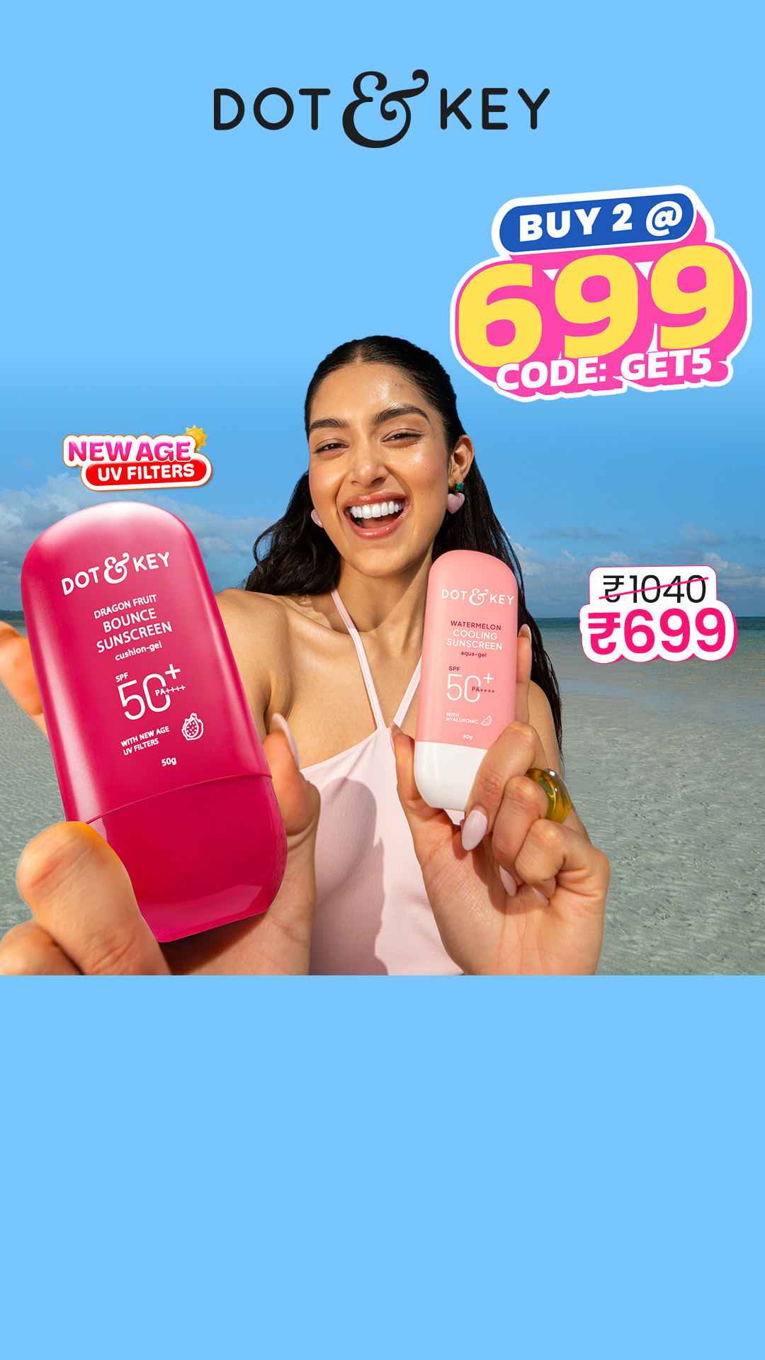 Dot & Key Facebook ad