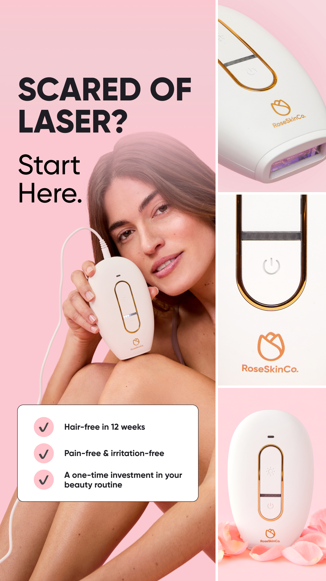 Rose Skin Co Facebook ad