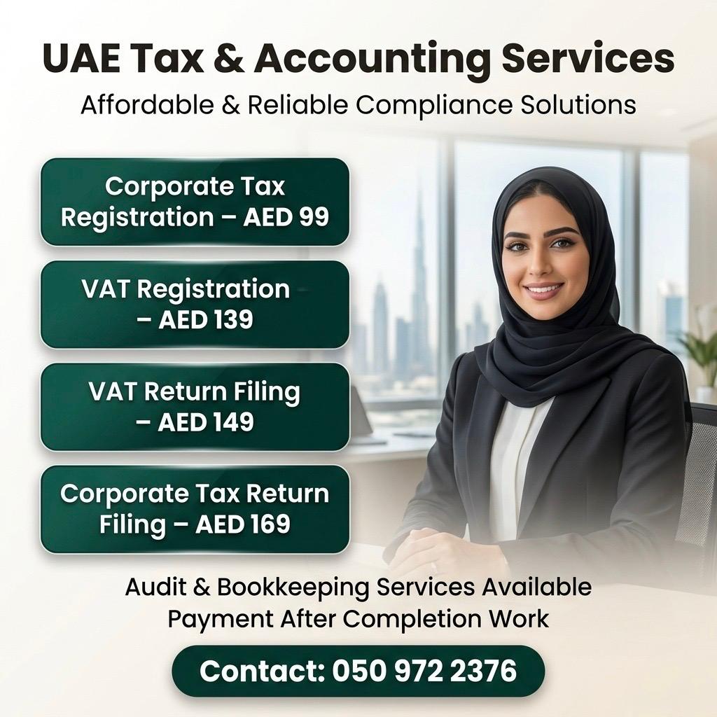 UAE VAT and CT Solutions  Facebook ad