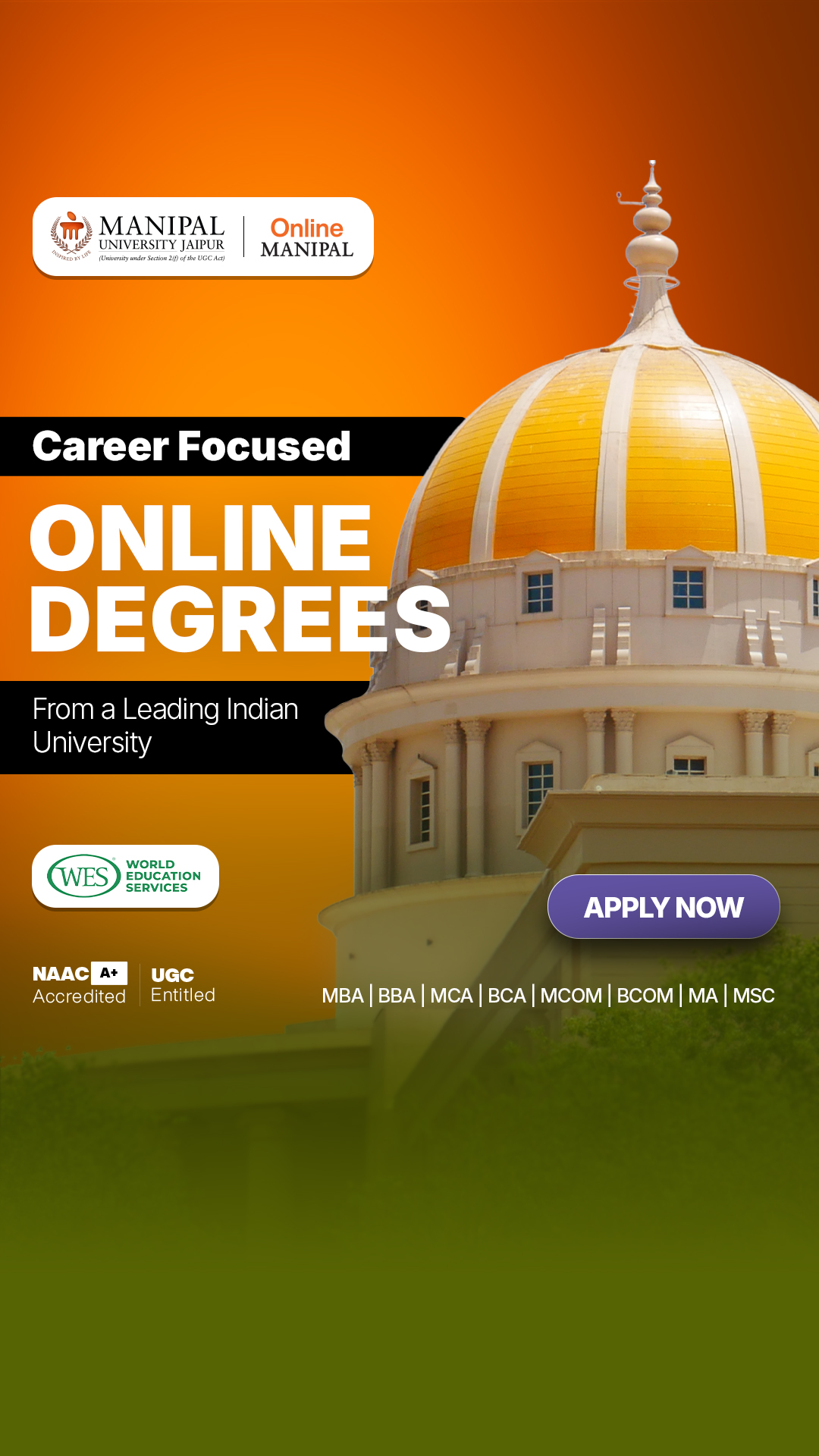 Online Manipal Facebook ad