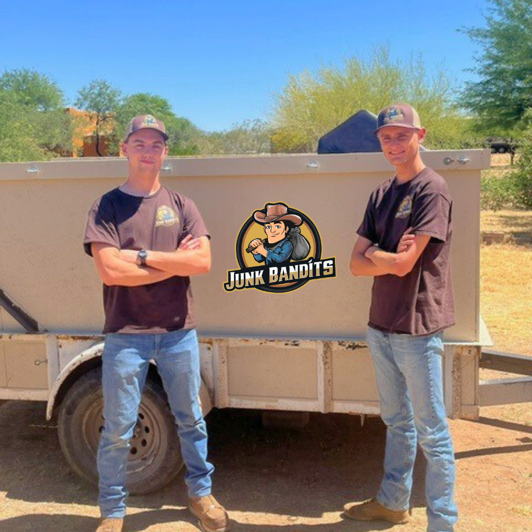 JunkBandits Tucson Junk Removal Service Facebook ad: Message me for more details