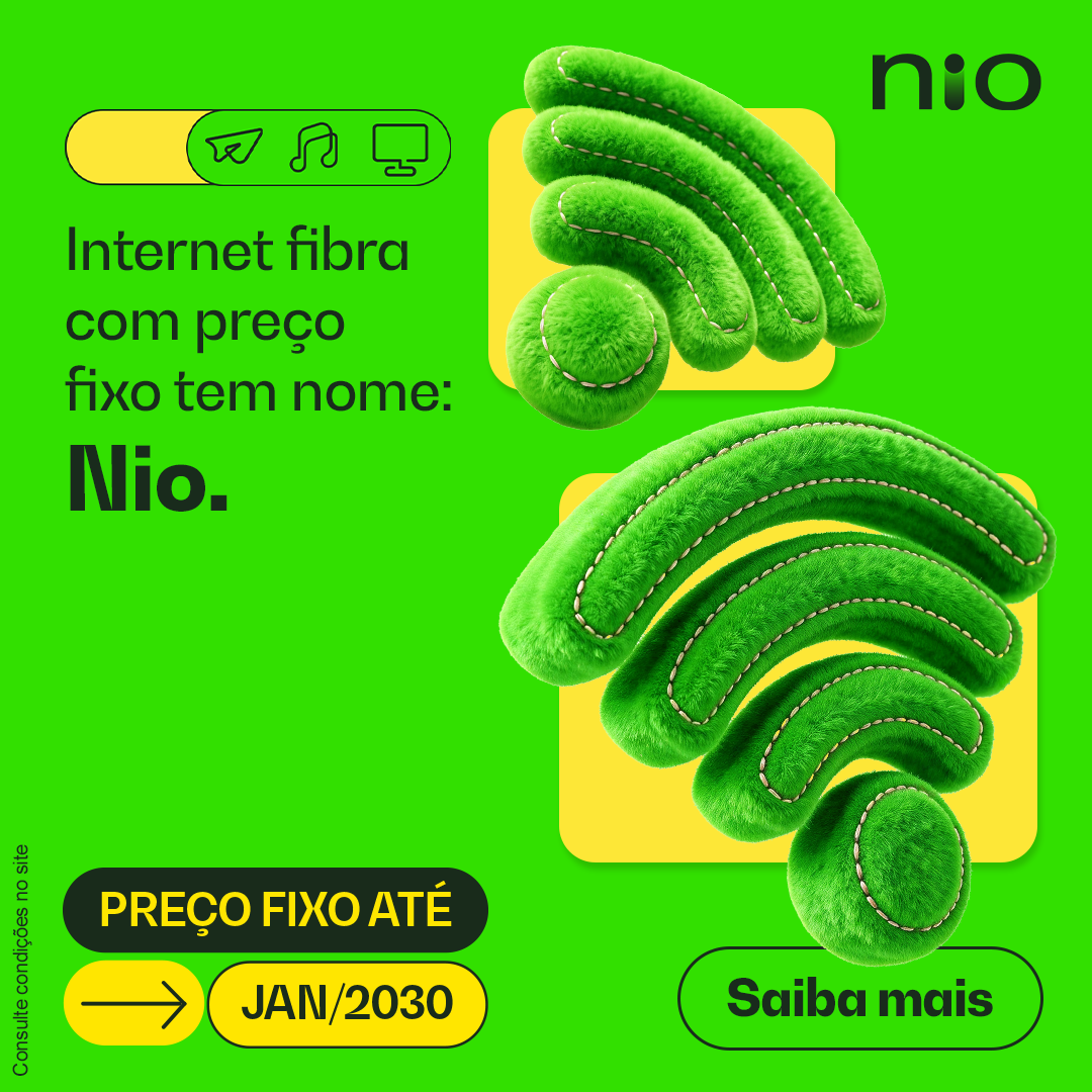 Nio Facebook ad: Internet fibra com preço fixo? É Nio.