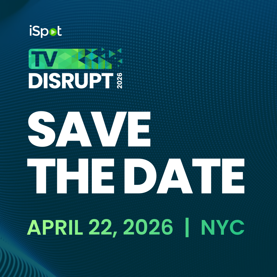iSpot.tv Facebook ad: Secure Your Seat at TV Disrupt 2026
