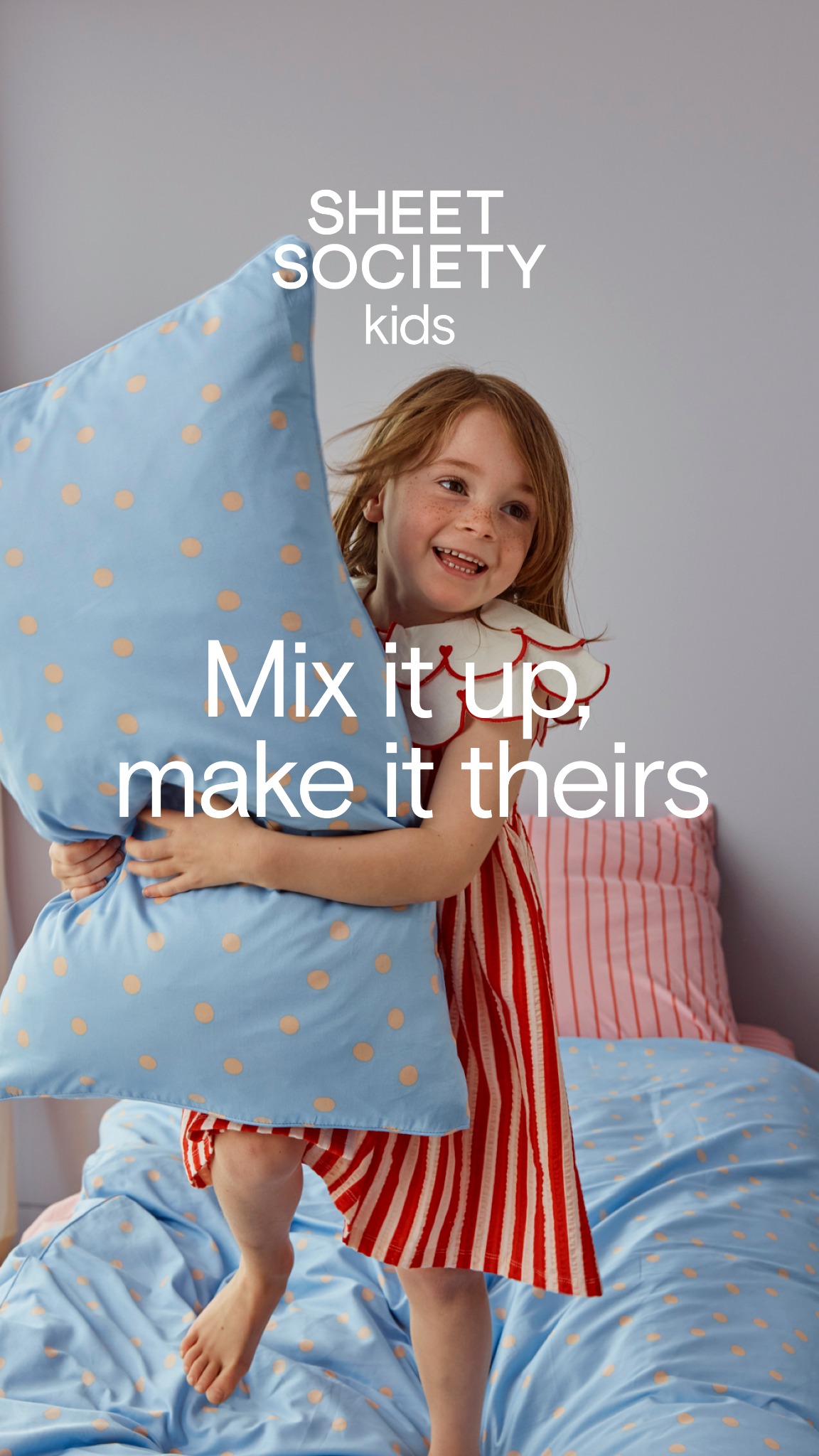 Sheet Society Kids Facebook ad from Oct 19, 2025