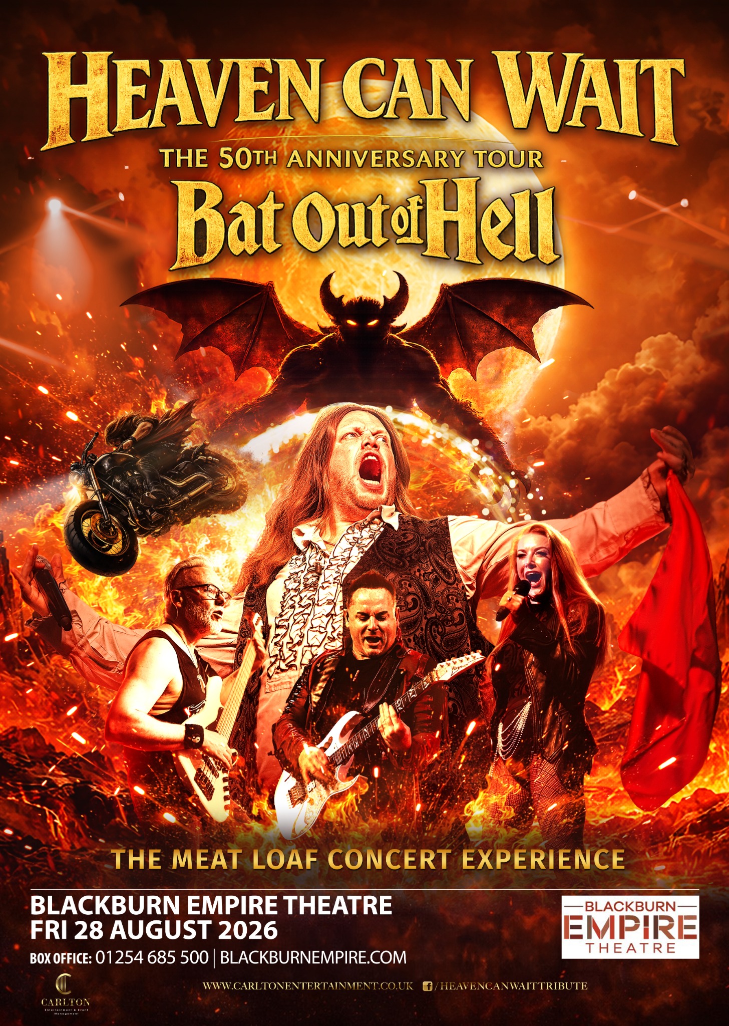 Heaven Can Wait - Meat loaf Tribute Theatre Tour Facebook ad: SELLING FAST!