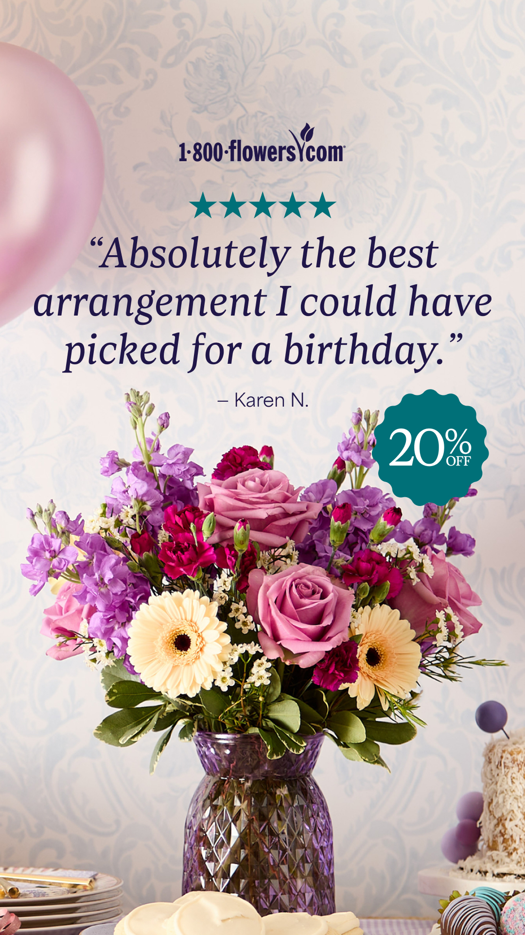 1-800-Flowers.com Facebook ad