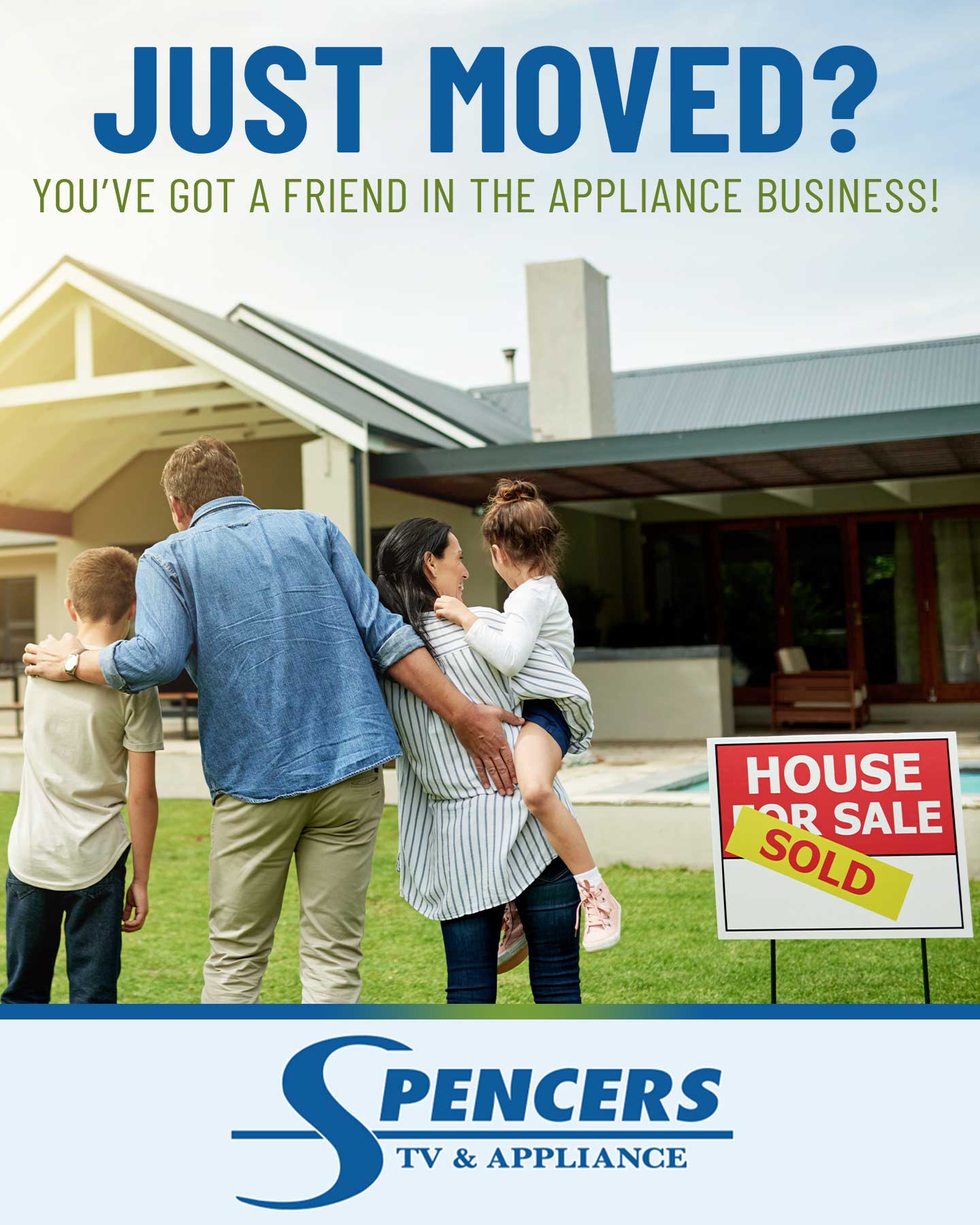 Spencer's TV & Appliance Facebook ad: Best Appliance Deals For Your New Home