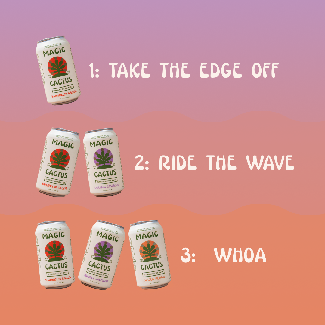 Magic Cactus Facebook ad: Enjoy the Buzz, Skip the Hangover