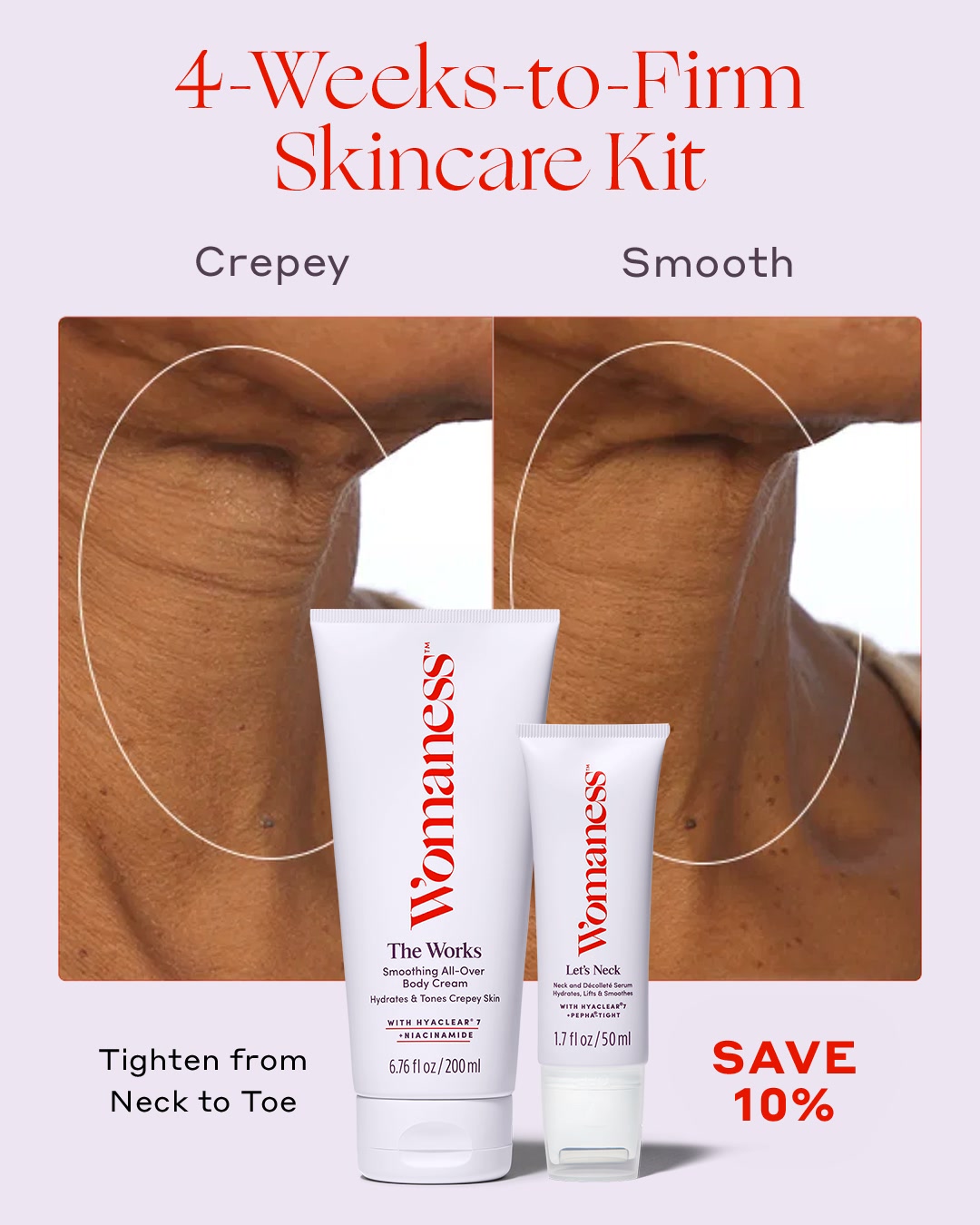 Womaness Facebook ad from Jul 17, 2026