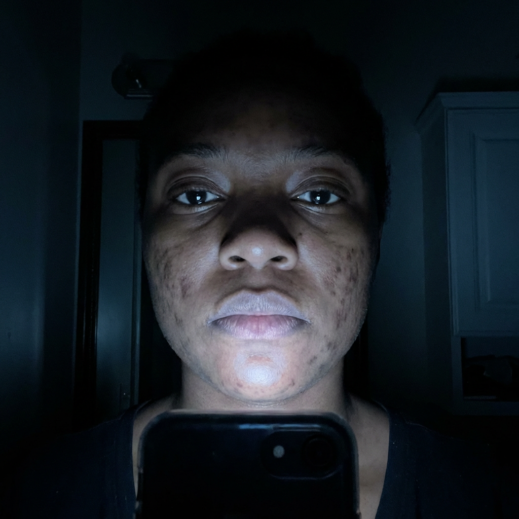 Black skin Connoisseur Facebook ad: Read if Alpha Arbutin never changed your dark spots