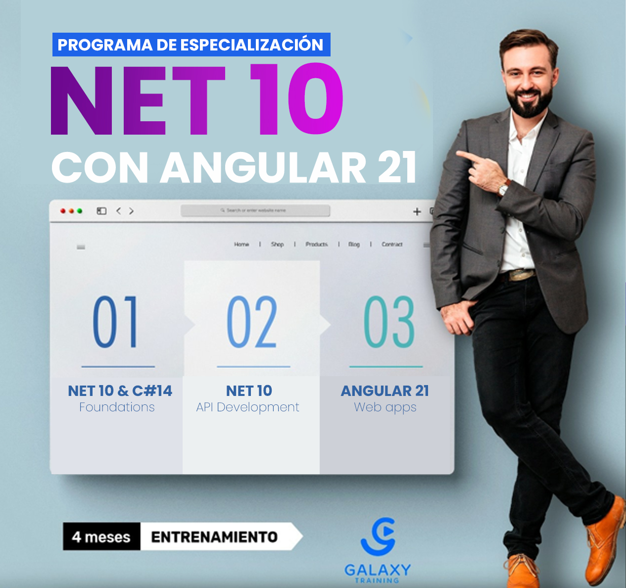 Galaxy training Perú Facebook ad: ¿Quieres convertirte en un desarrollador web completo con…