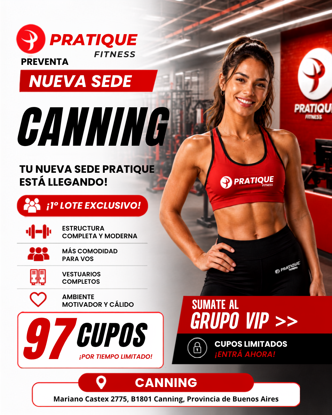 Pratique Fitness - Argentina Facebook ad