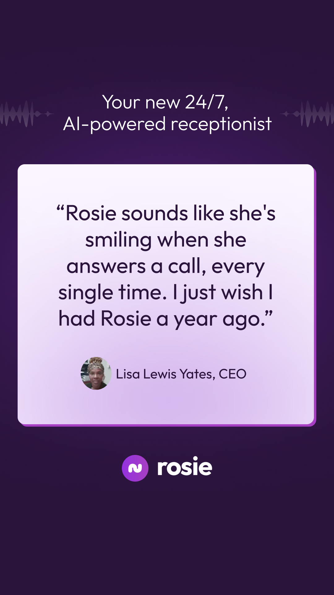 Rosie Facebook ad